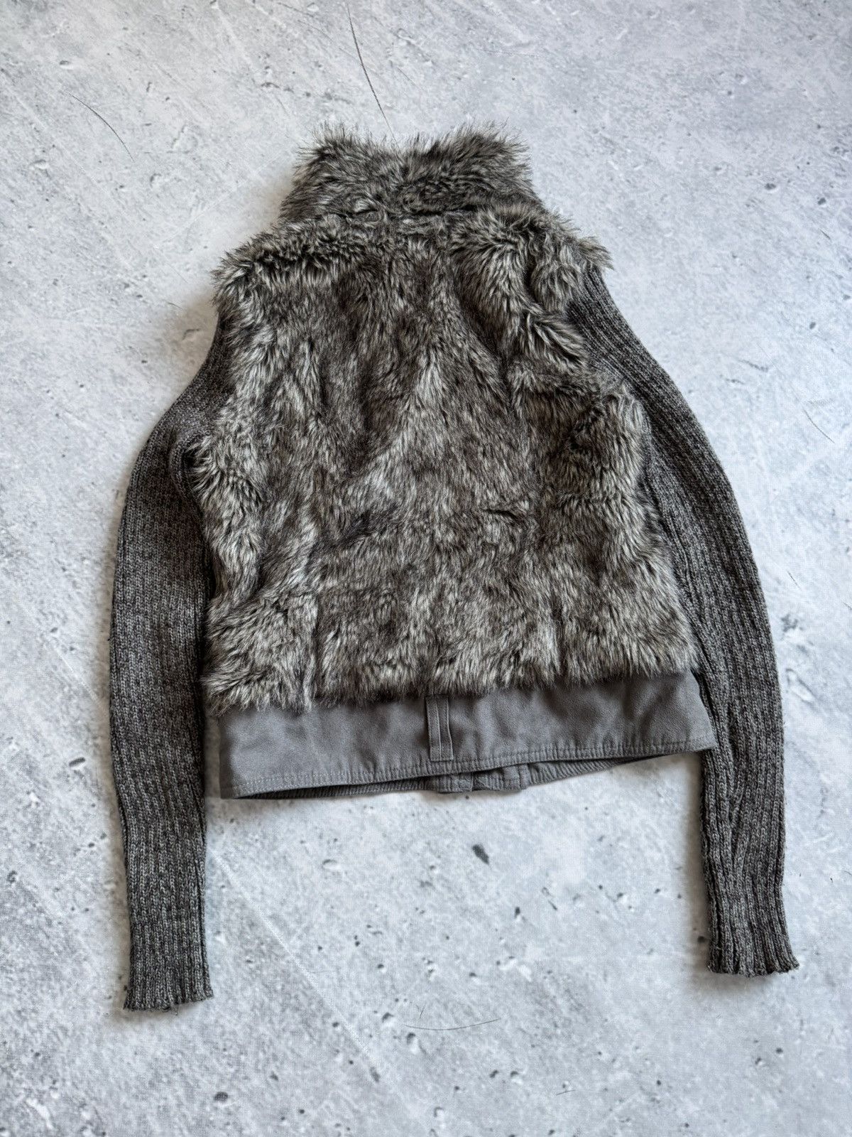 Japanese Brand 🔥Knitwear x Fur style Avant-garde wmns sweater Size M / US 6-8 / IT 42-44 - 5 Thumbnail
