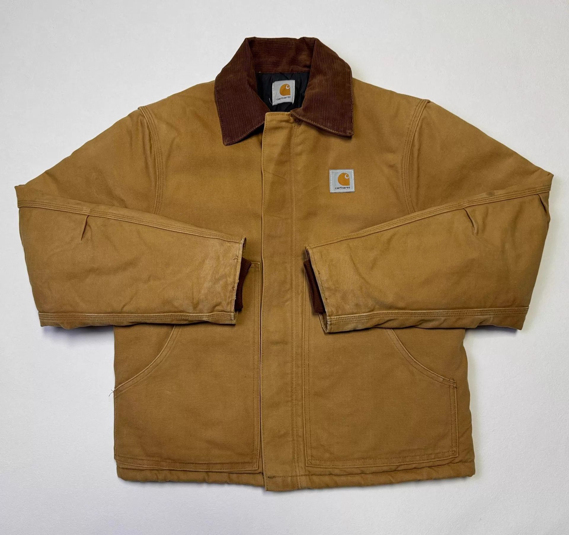 Carhartt Carhartt J02 Vintage Brown S Jacket Size US S / EU 44-46 / 1 - 1 Thumbnail