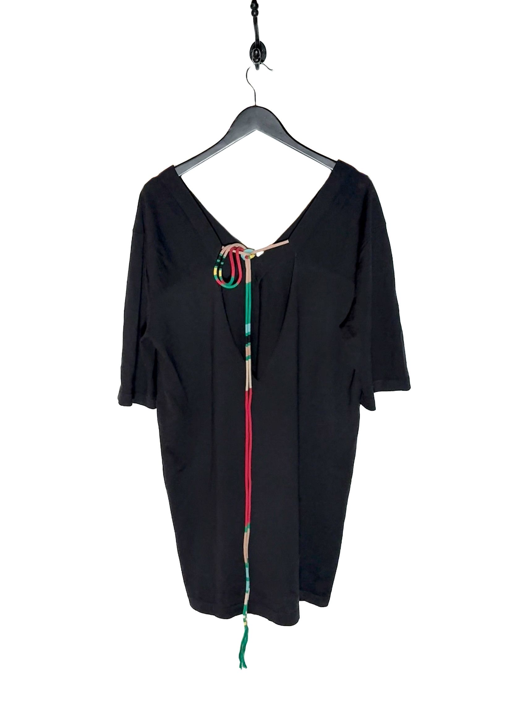 Dries Van Noten Dries Van Noten Black Wool Open Back Tunique Top Size S / US 4 / IT 40 - 3 Thumbnail
