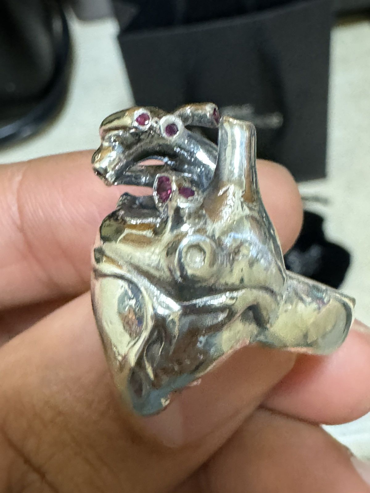 The Great Frog The Great Frog Strange Fruit Anatomical Heart Ring Size ONE SIZE - 3 Thumbnail