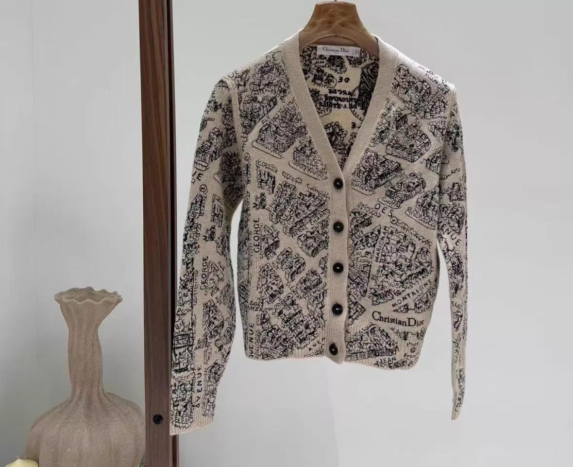 Dior DIOR women's two-piece cardigan & camisole set Size XS / US 0-2 / IT 36-38 - 2 Thumbnail