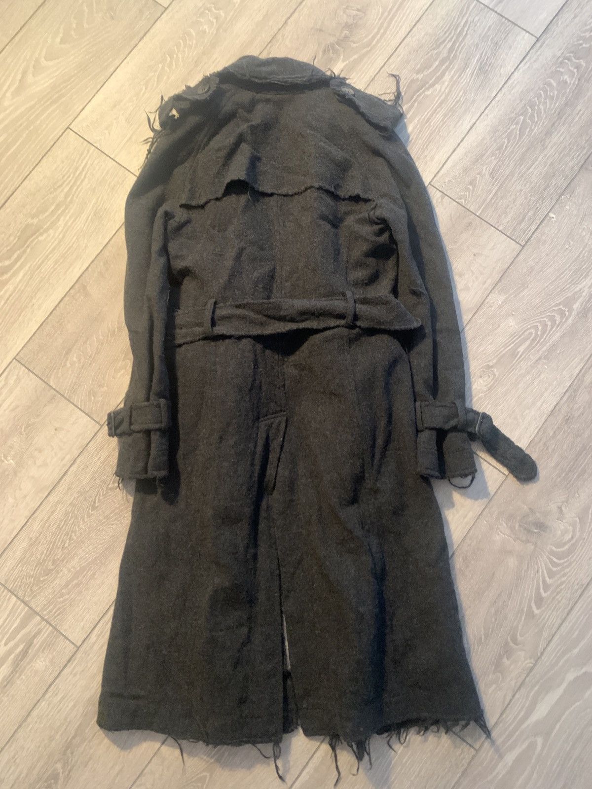 Comme des Garcons × Junya Watanabe JUNYA WATANABE COMME DES GARÇONS WOOL TRENCH COAT Size S / US 4 / IT 40 - 3 Thumbnail