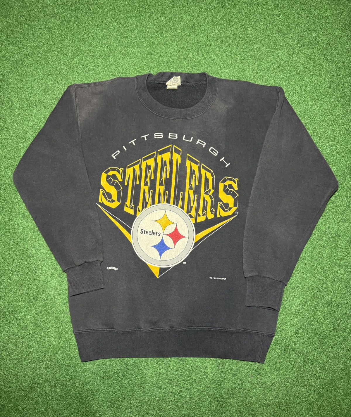 Vintage 90s Pittsburgh Steelers Nutmeg Oversized Crewneck