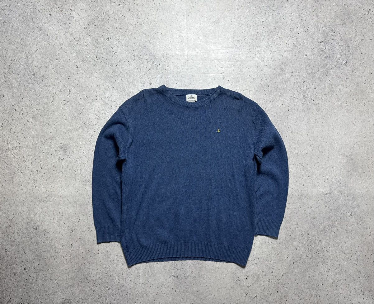 Vivienne Westwood Vivienne Westwood Luxury Blue Sweater Size M Size US M / EU 48-50 / 2 - 1 Thumbnail
