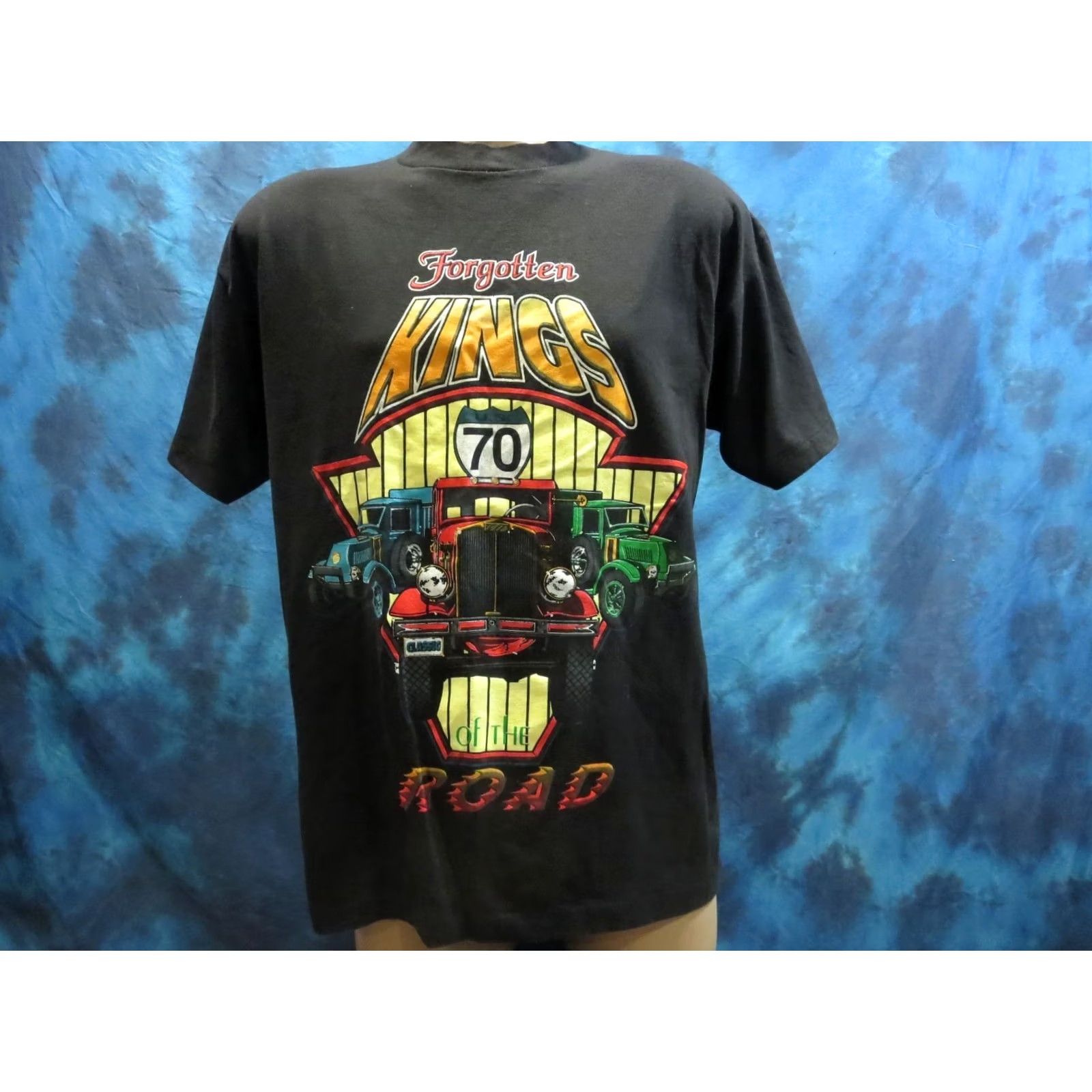 Vintage VINTAGE FORGOTTEN KINGS OF THE ROAD T-Shirt LARGE cartoon trucker 80s 90s Mens Size US L / EU 52-54 / 3 - 3 Thumbnail