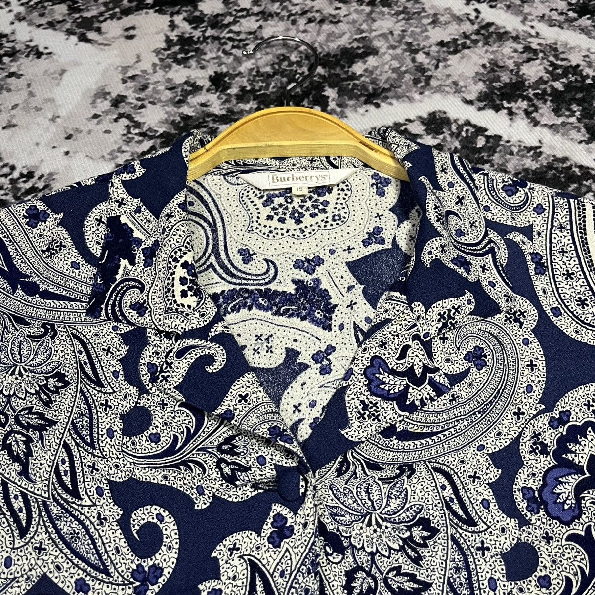 Burberry a19 Vintage Burberrys Paisleys Shirt button Size US M / EU 48-50 / 2 - 6 Thumbnail
