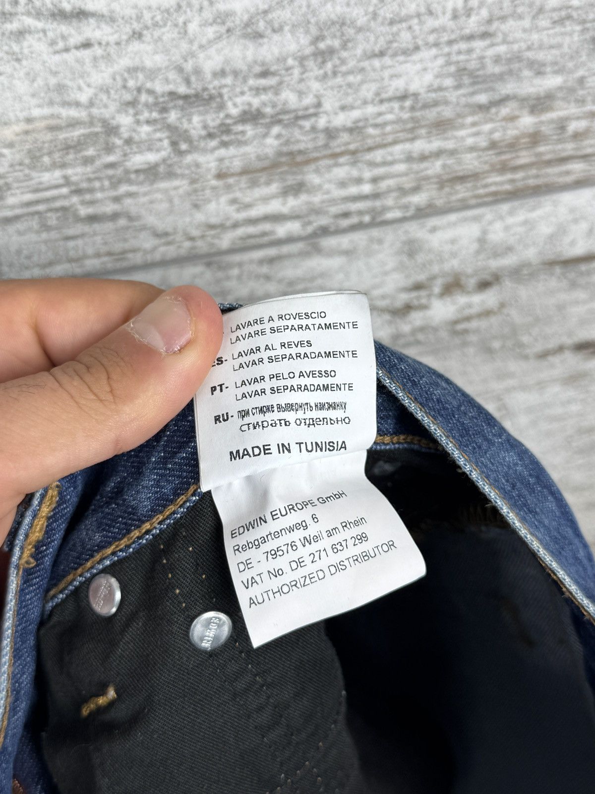 Edwin Mens Vintage Edwin Javanese denim jeans pants size 31/32 y2k Size US 31 - 14 Thumbnail