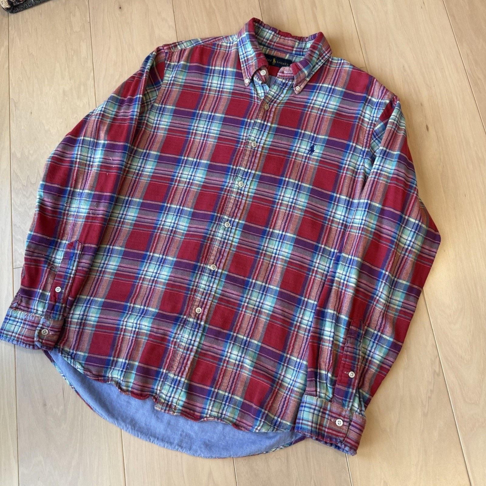 Polo Ralph Lauren Polo Ralph Lauren Flannel Large Multicolor Lined Causal Size US L / EU 52-54 / 3 - 10 Thumbnail