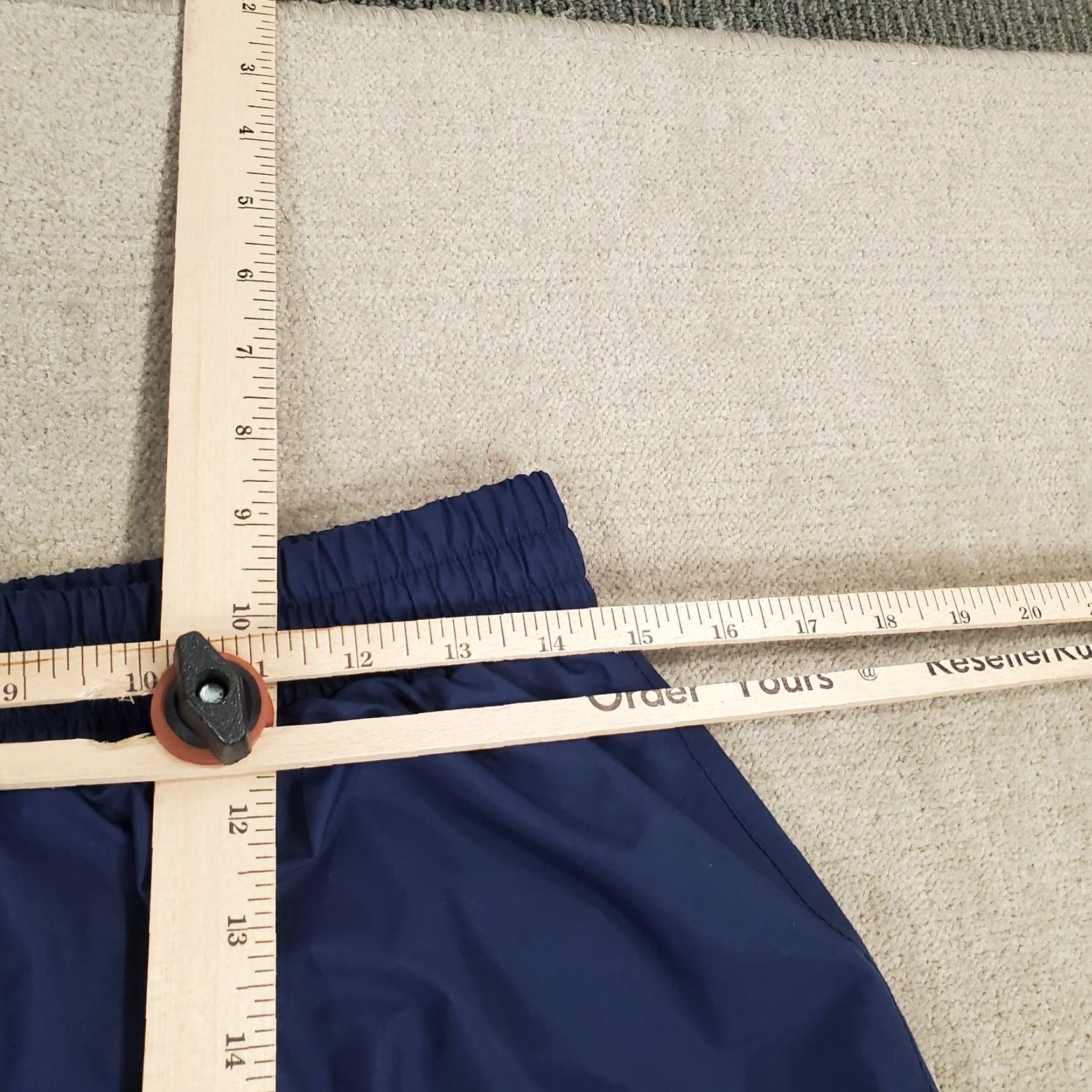 Vintage Cabela's Pants Mens Medium Blue Gore Tex Windbreaker Hiking Outdoors Fishing Windbreaker Pockets Logo Lightweight Inseam 30 Straight Regular Size US 31 - 3 Thumbnail