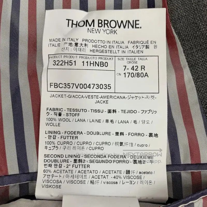 Thom Browne Thom Browne Classic Gray Wool Women's Jacket . Size XXS / US 00 / IT 34 - 6 Thumbnail