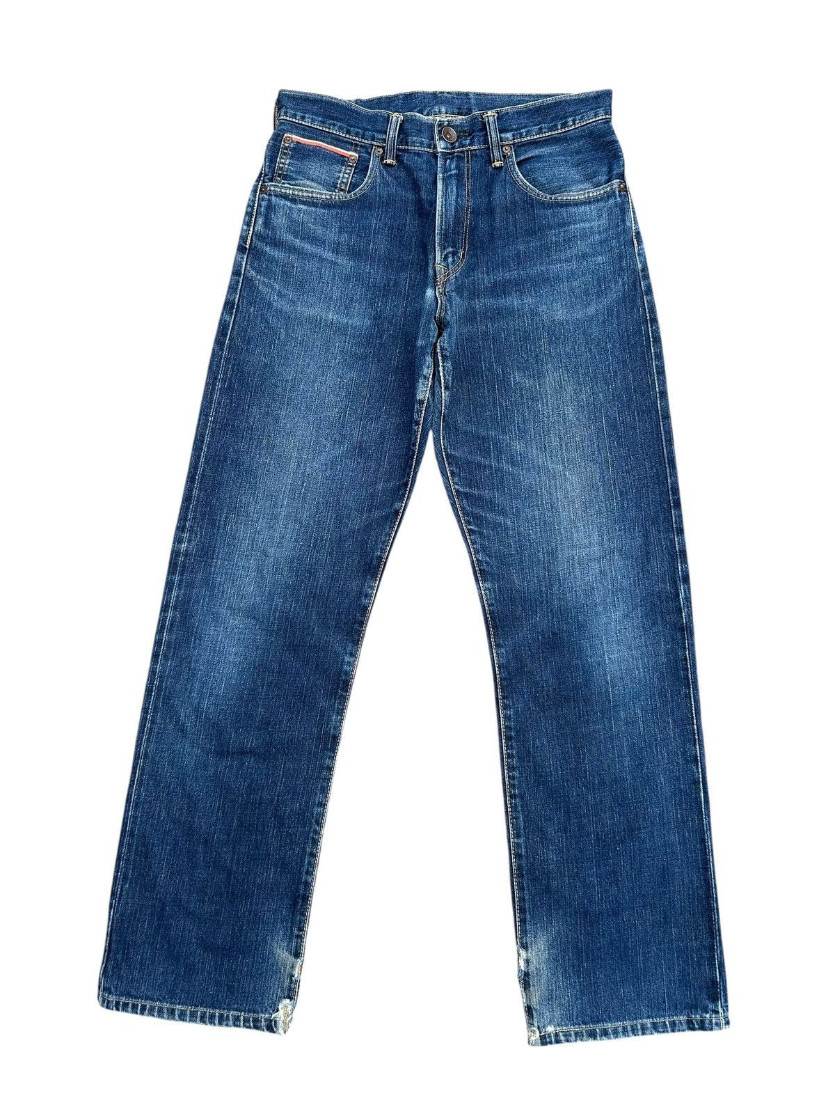 Kapital VINTAGE EDWIN 505Z SELVEDGE BUCKLE BACK DENIM JEANS Size US 32 / EU 48 - 4 Thumbnail