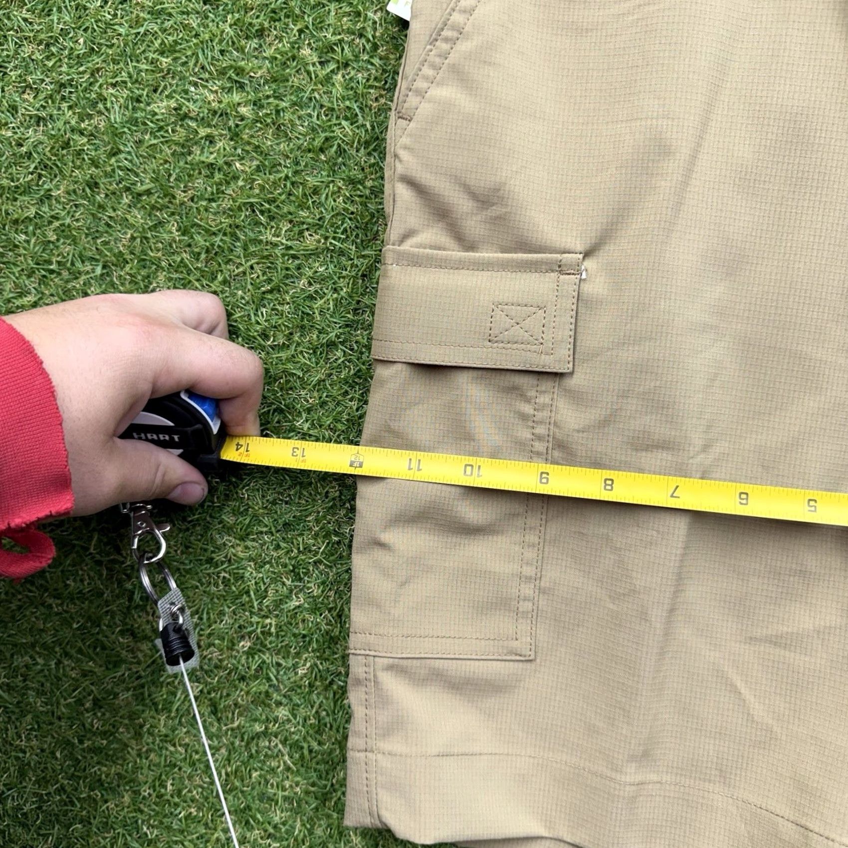 Savane Savane Cargo Shorts Men 32 Beige Stretch Tech Performance Casual Utility NWT Size US 32 / EU 48 - 5 Thumbnail