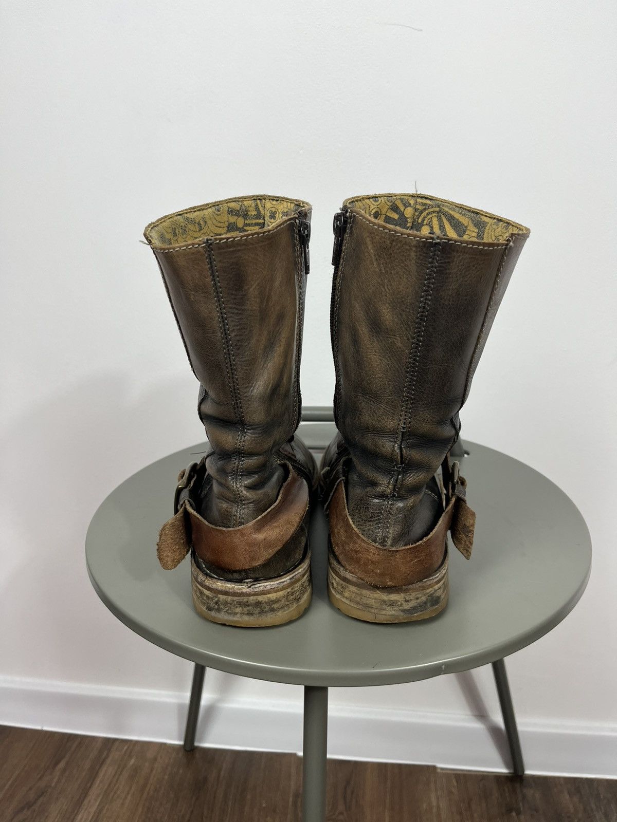 Fly London Fly London Distressed Leather Moto Boots Avant-Garde EU39 Size US 8.5 / EU 41-42 - 9 Thumbnail