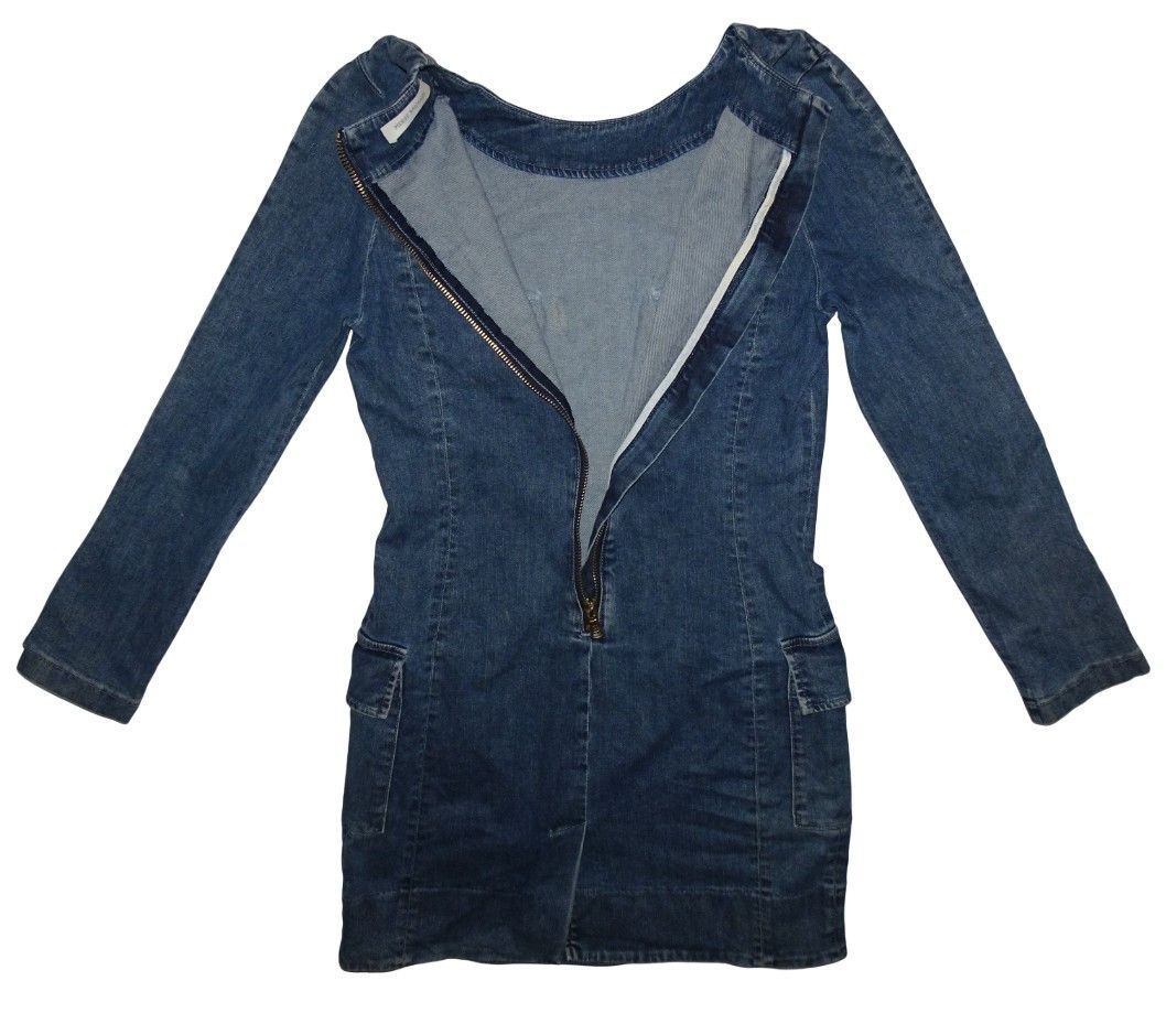 Pierre Balmain Pierre Balmain Long Sleeve Denim Dress Size M / US 6-8 / IT 42-44 - 3 Thumbnail