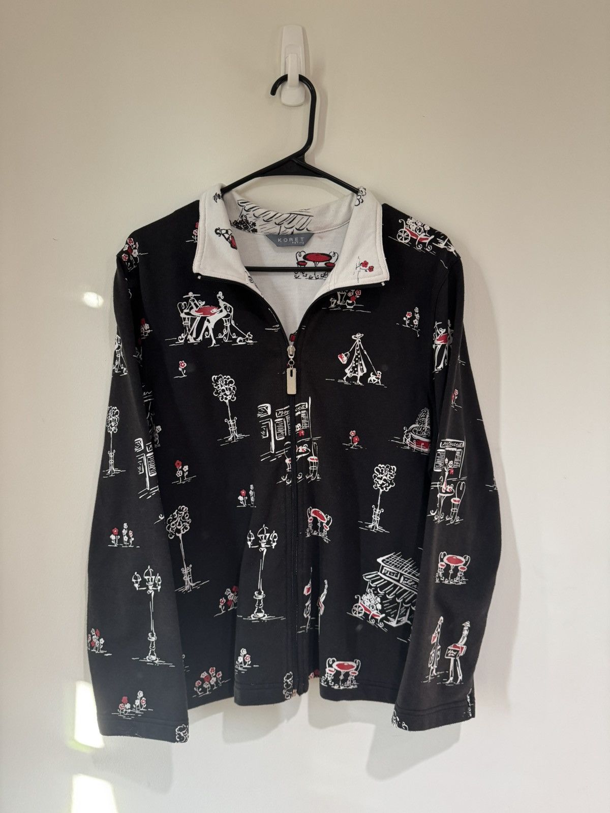 Vintage Koret Petite Women’s Print Jacket Size M / US 6-8 / IT 42-44 - 1 Thumbnail