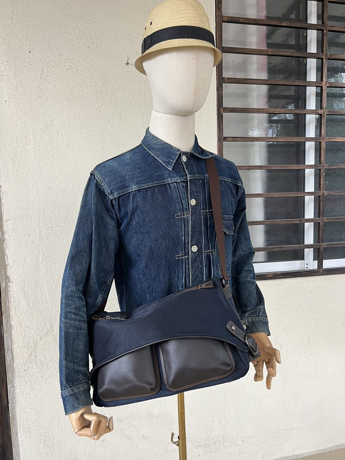 Japanese Brand Lin-ku Japan Hybrid Messenger Bag Size ONE SIZE - 8 Thumbnail