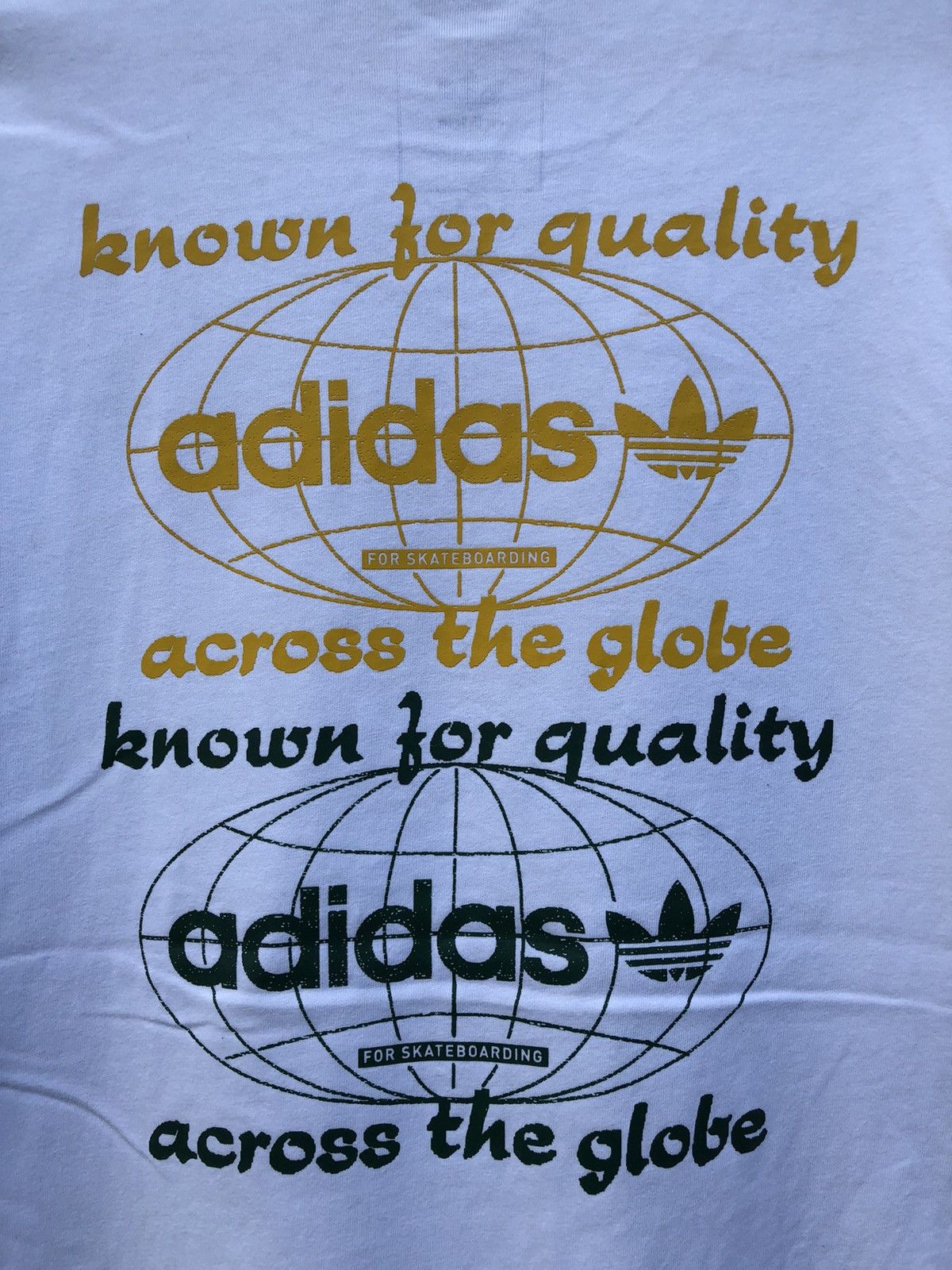 Adidas 🔥Crazy🔥Rare Adidas Globe For Skateboarding Tshirts Size US M / EU 48-50 / 2 - 6 Thumbnail