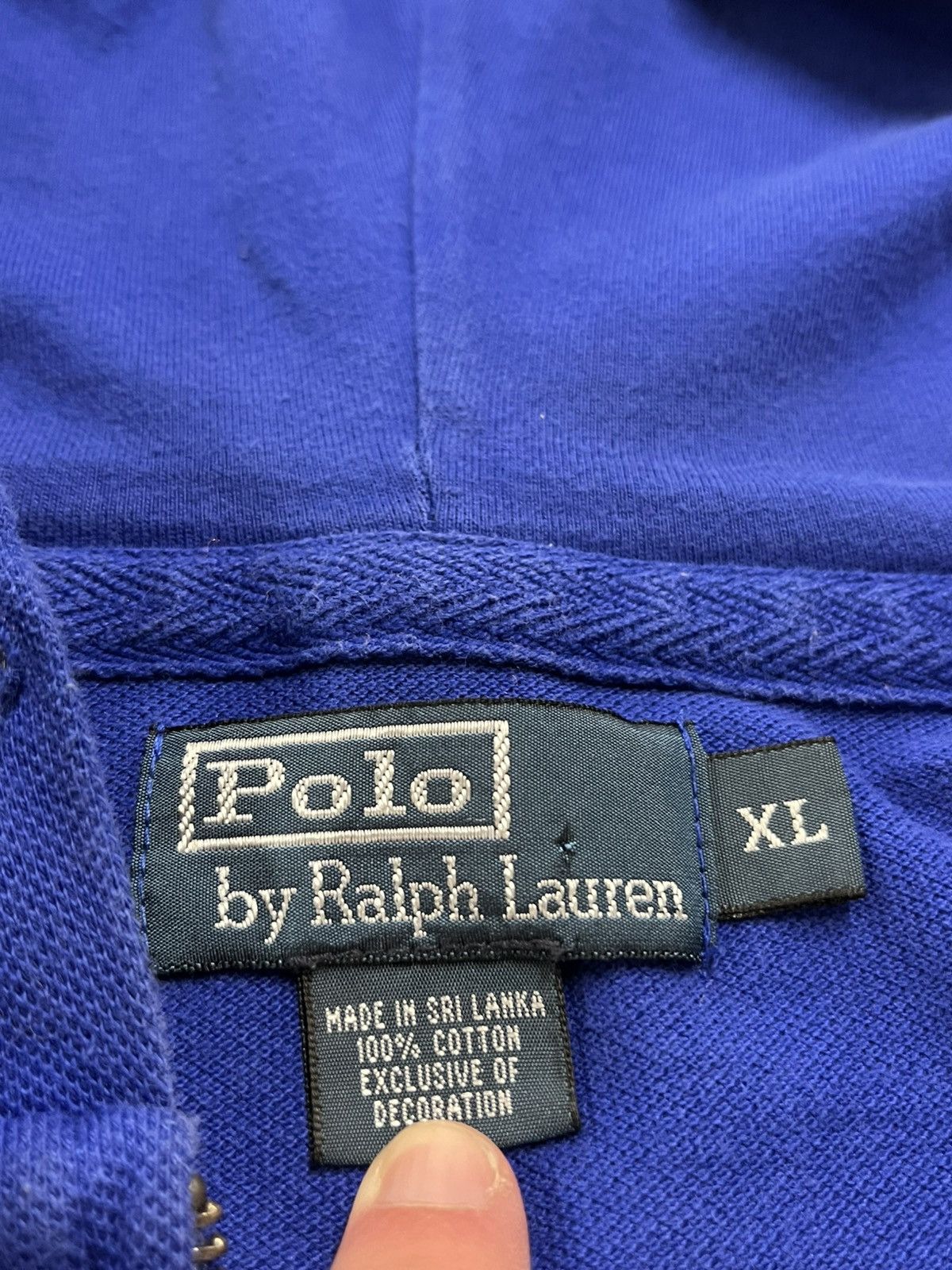 Polo Ralph Lauren × Vintage Polo Ralph Lauren vintage zip up hoodie streetwear preppy Size US XL / EU 56 / 4 - 7 Thumbnail