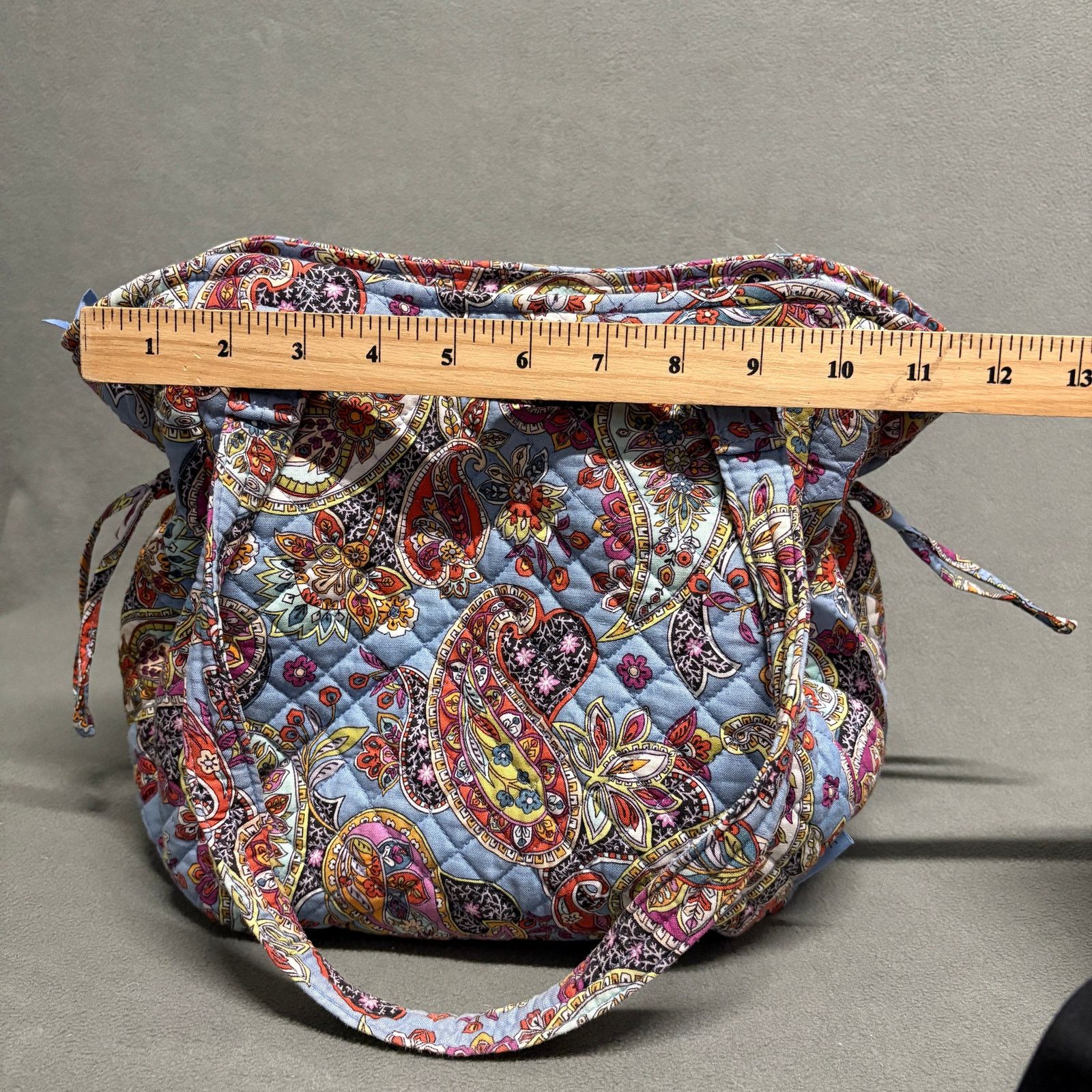 Vera Bradley VERA BRADLEY Glenna Satchel Provence Paisley in Cotton Blue Size ONE SIZE - 18 Thumbnail