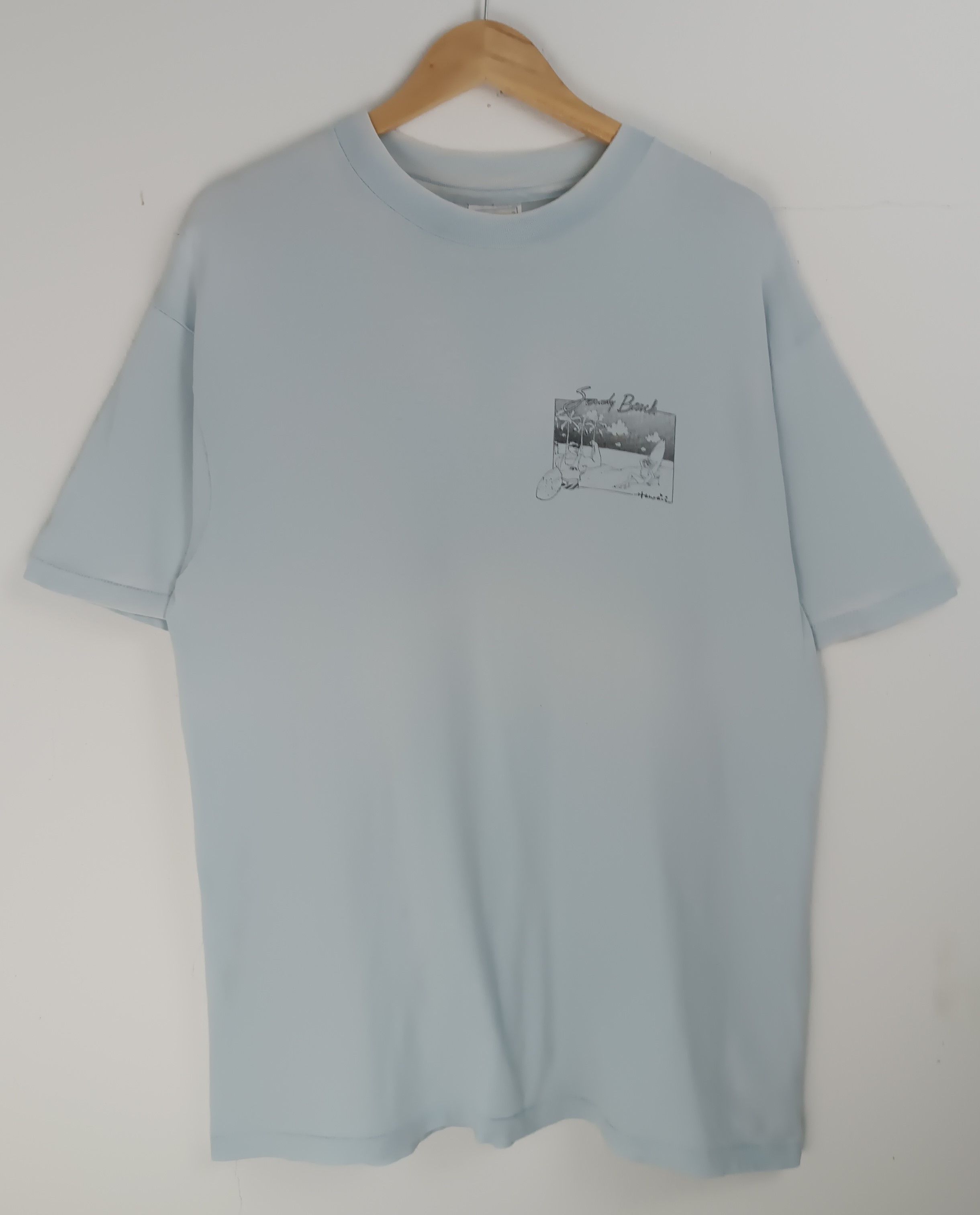 Vintage THRASHED FADED VINTAGE 1988 SANDY BEACH HAWAII RARE SURF Size US L / EU 52-54 / 3 - 4 Thumbnail