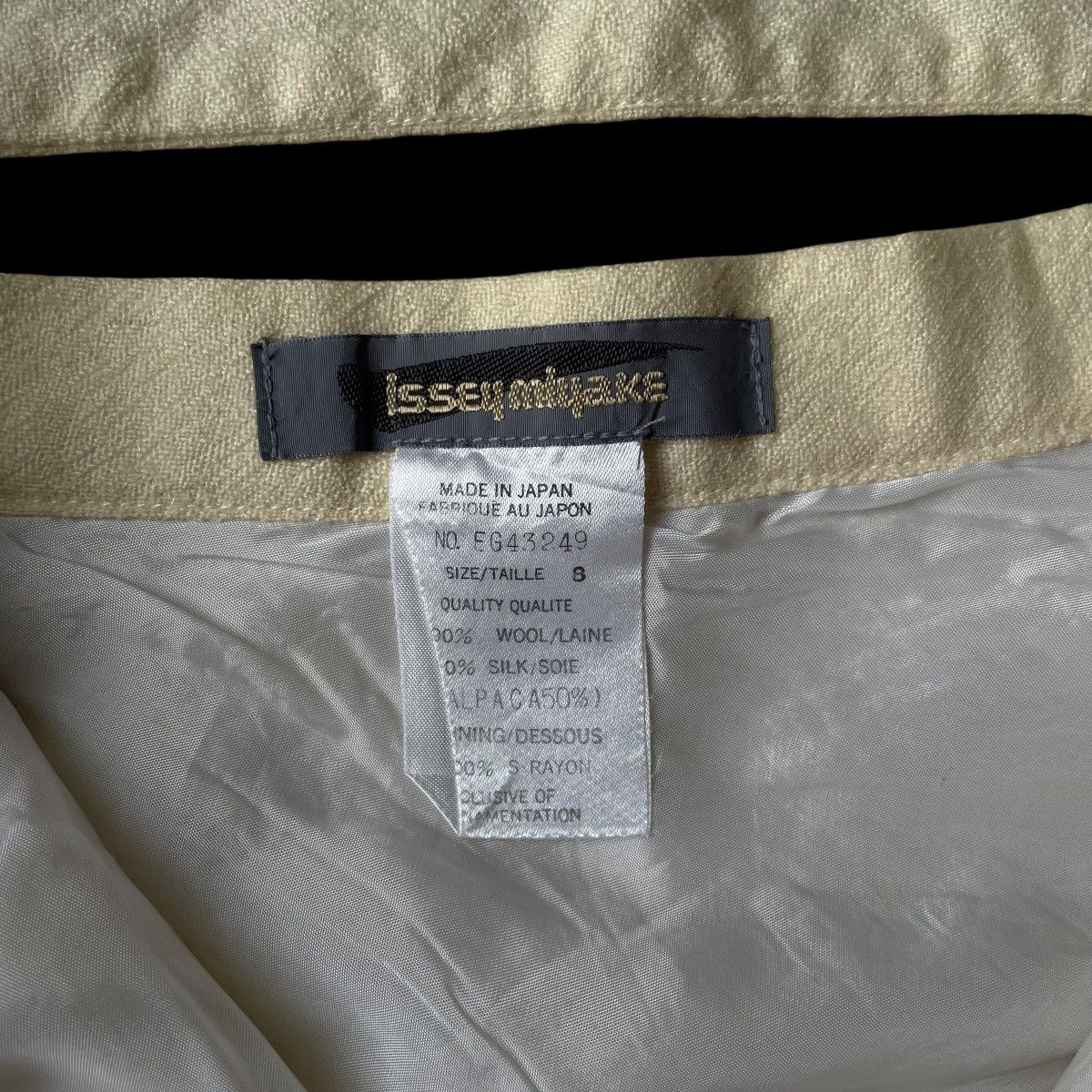 Issey Miyake Vintage Rare 80s Issey Miyake Wool Alpaca Summer Pants Size US 26 / EU 42 - 12 Thumbnail