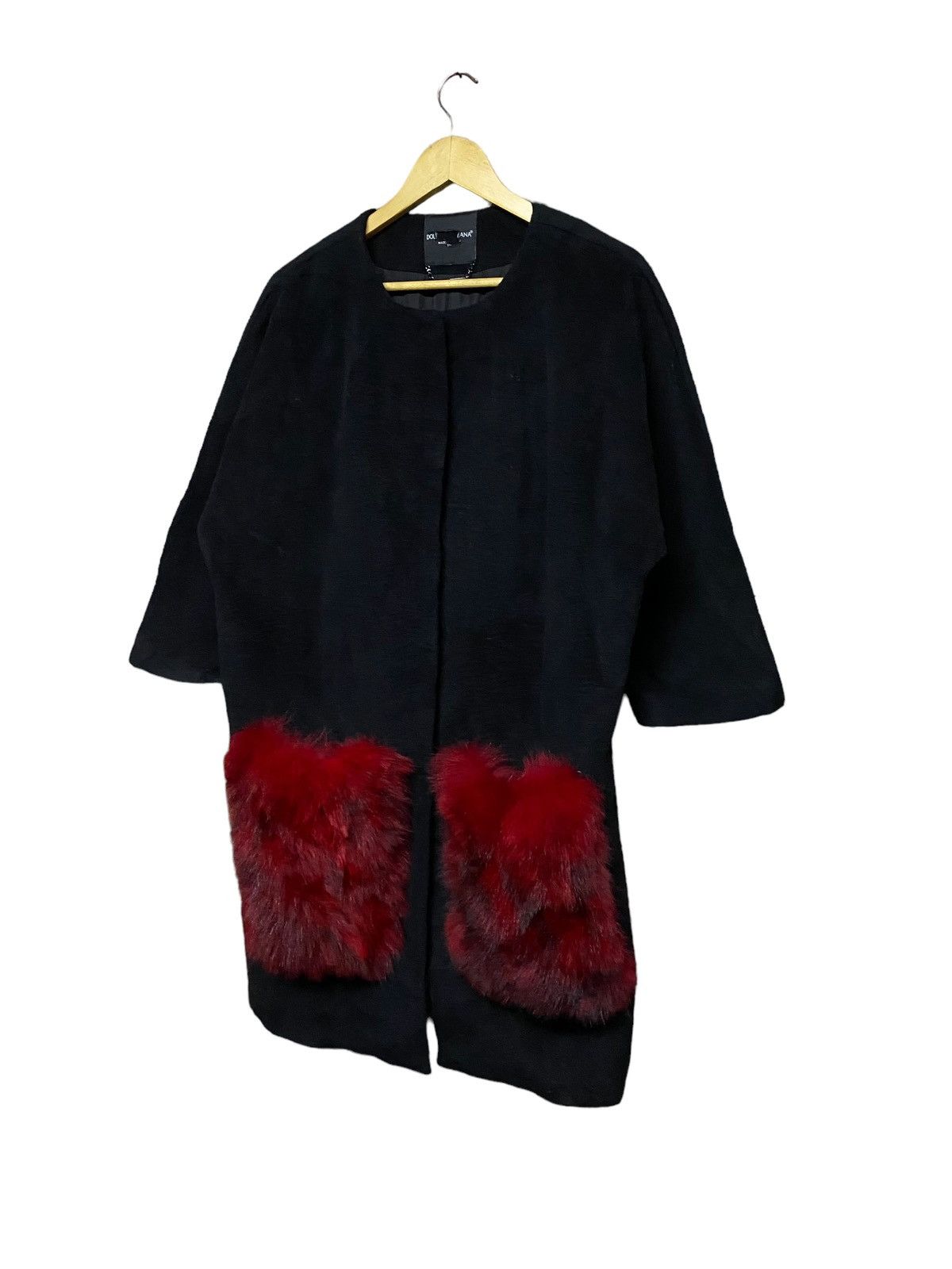 Dolce & Gabbana Authentic🔥Dolce & Gabana Long Coat With Mink Fur Over-Pocket Size US M / EU 48-50 / 2 - 6 Thumbnail