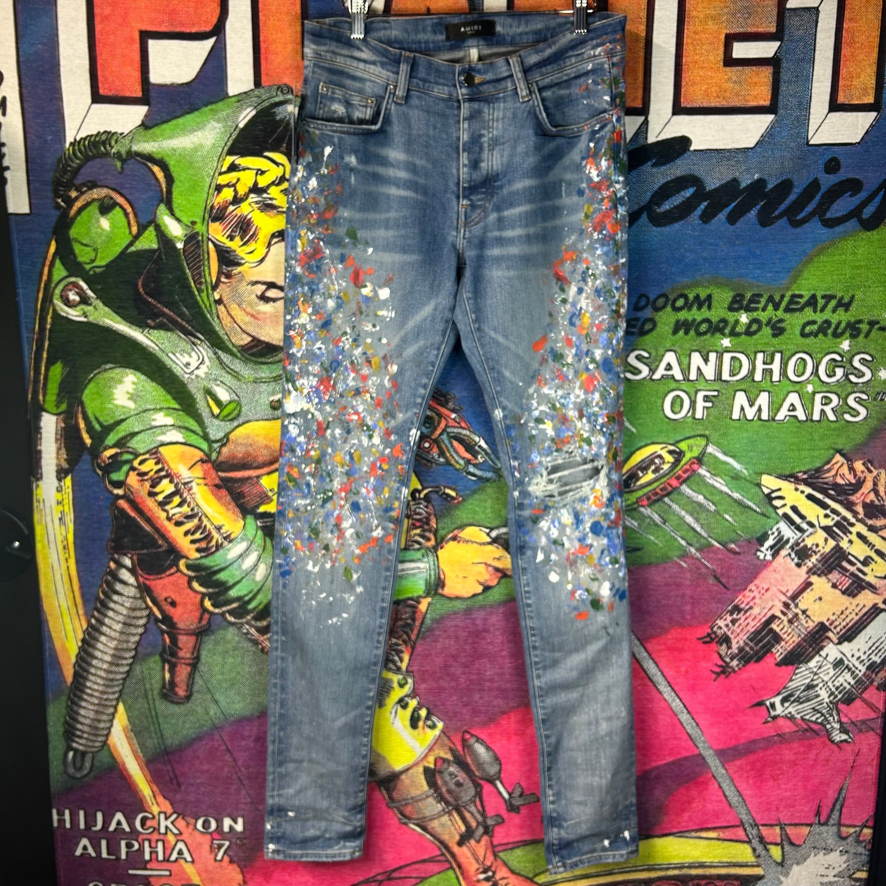 Amiri Amiri Skinny Painter Jeans Size 31” Size US 31 - 1 Thumbnail