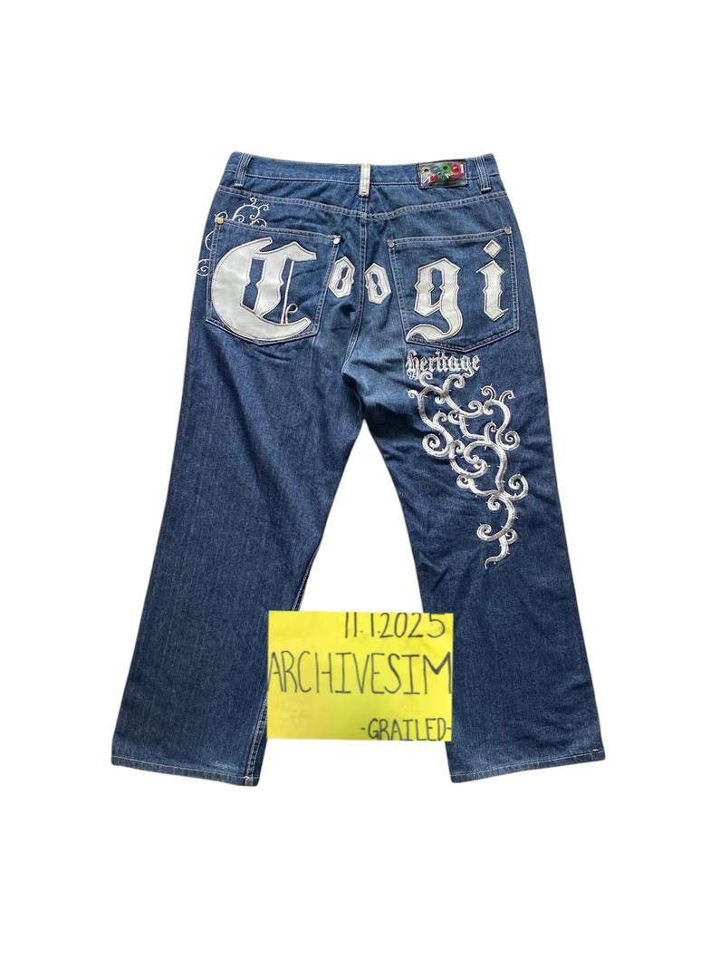 Coogi Coogi Baggy Jeans Embroidered Y2k Rapper Style Size US 36 / EU 52 - 2 Thumbnail