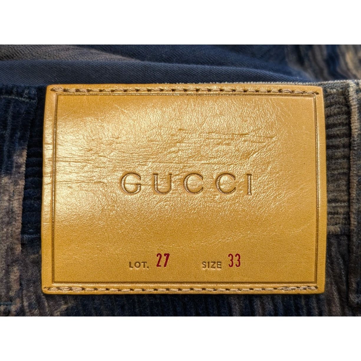 Gucci o1rshd1 Denim Pant in Multicolor Size US 33 - 23 Thumbnail