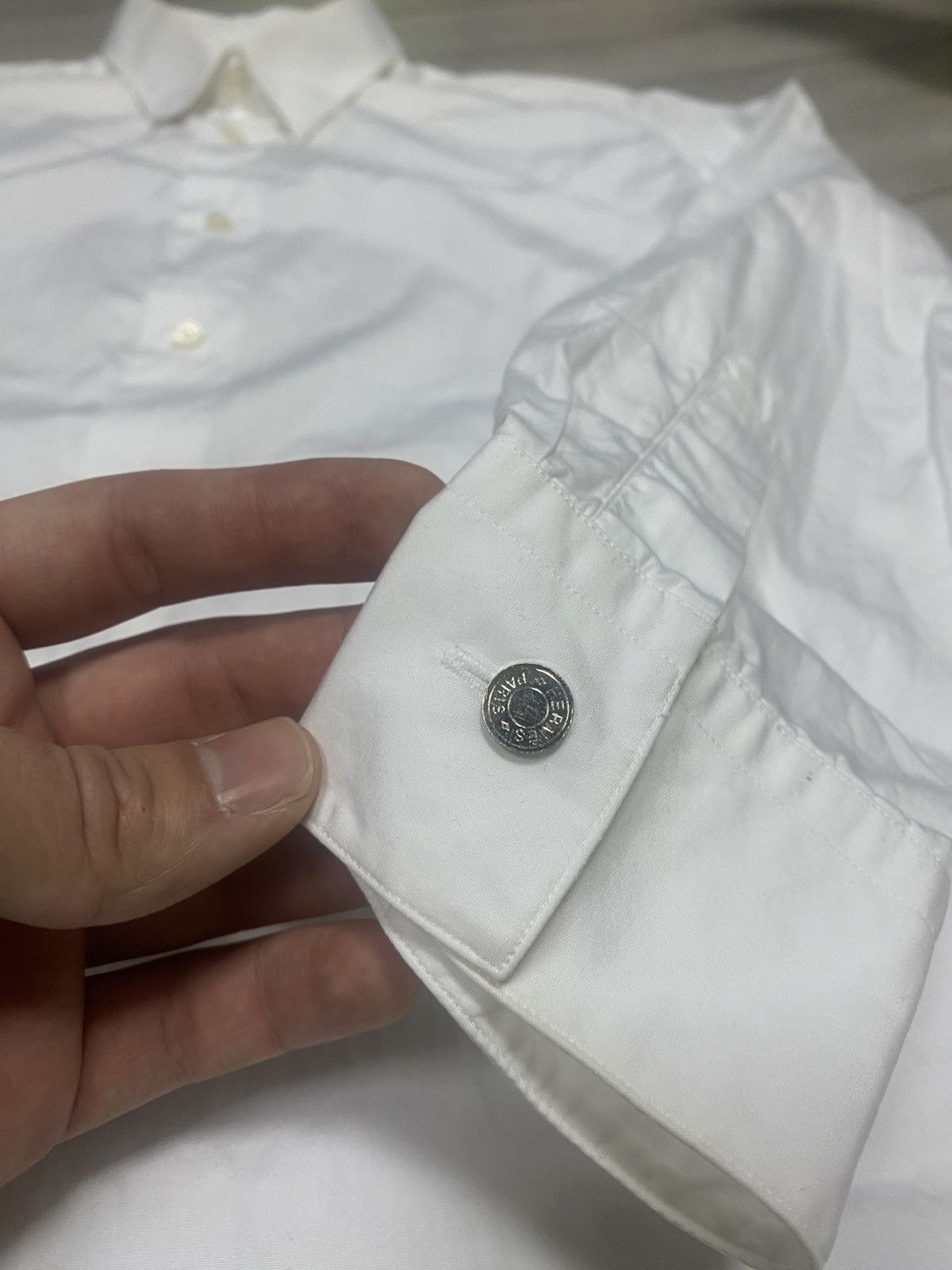 Hermes Hermes shirt buttons RARE Size US L / EU 52-54 / 3 - 5 Thumbnail