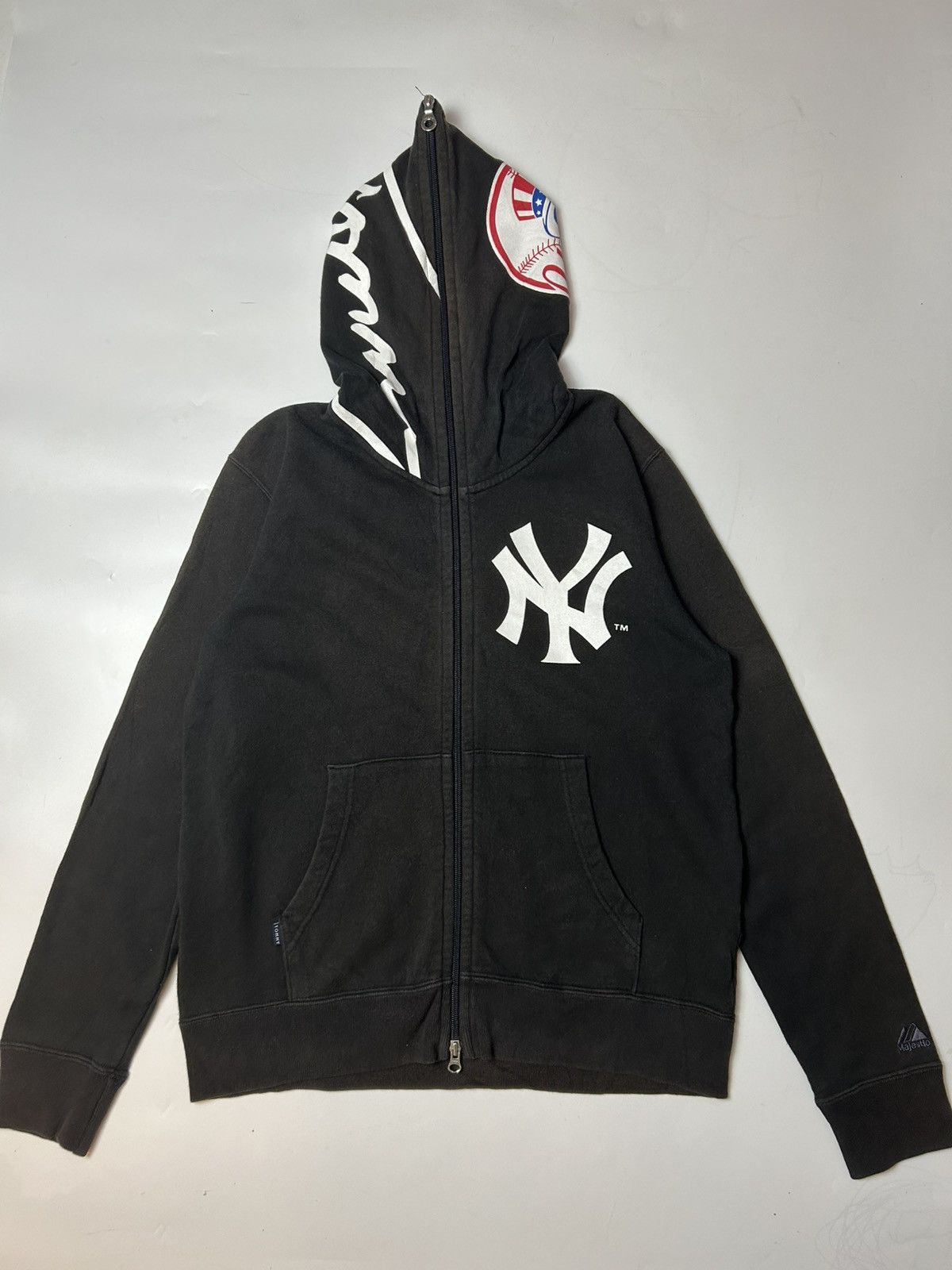 MAJESTIC FILATURES × Majestic MAJESTIC ATHLETIC FULL ZIPPER HOODIE Size US M / EU 48-50 / 2 - 1 Thumbnail
