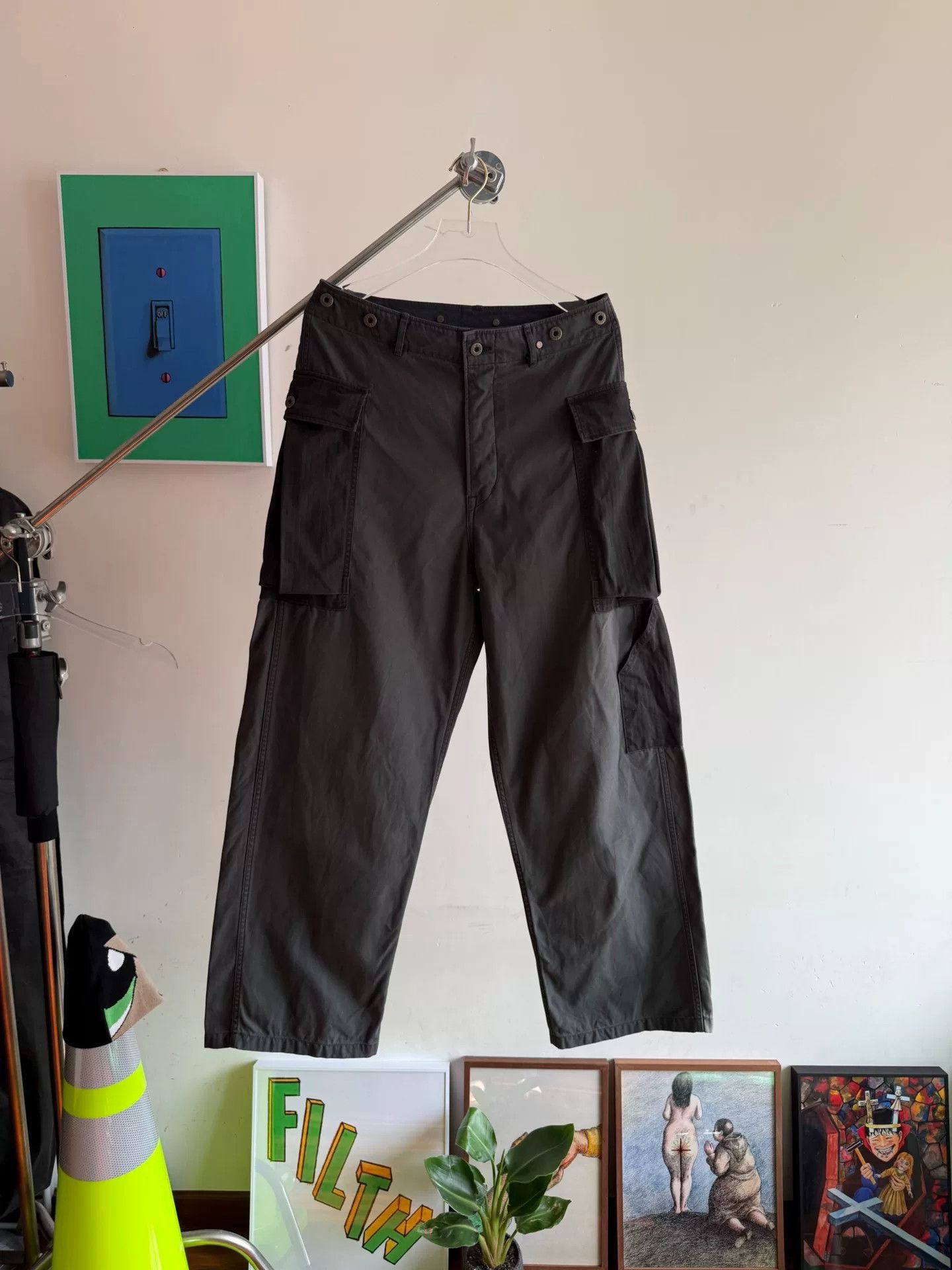 Nigel Cabourn Nigel Cabourn Color Block Work Pants Size US 32 / EU 48 - 1 Thumbnail