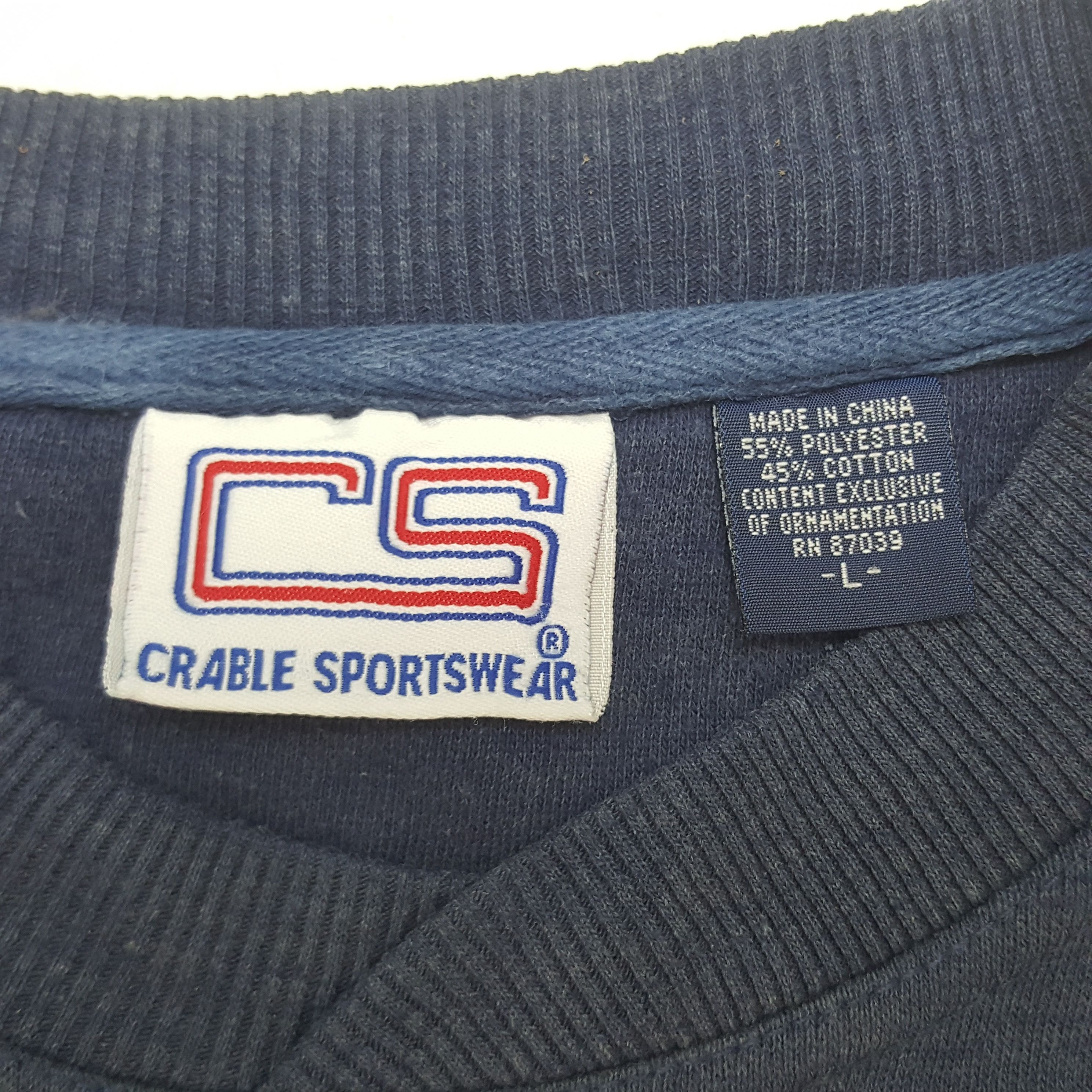 MLB × Vintage Vintage Indians Cleveland American Baseball Team Sweatshirt Size US L / EU 52-54 / 3 - 4 Thumbnail