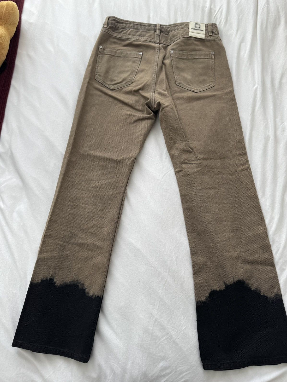 Wooyoungmi Wooyoungmi Two-Tone Straight Jeans (48 / 32x32) Size US 32 / EU 48 - 2 Thumbnail