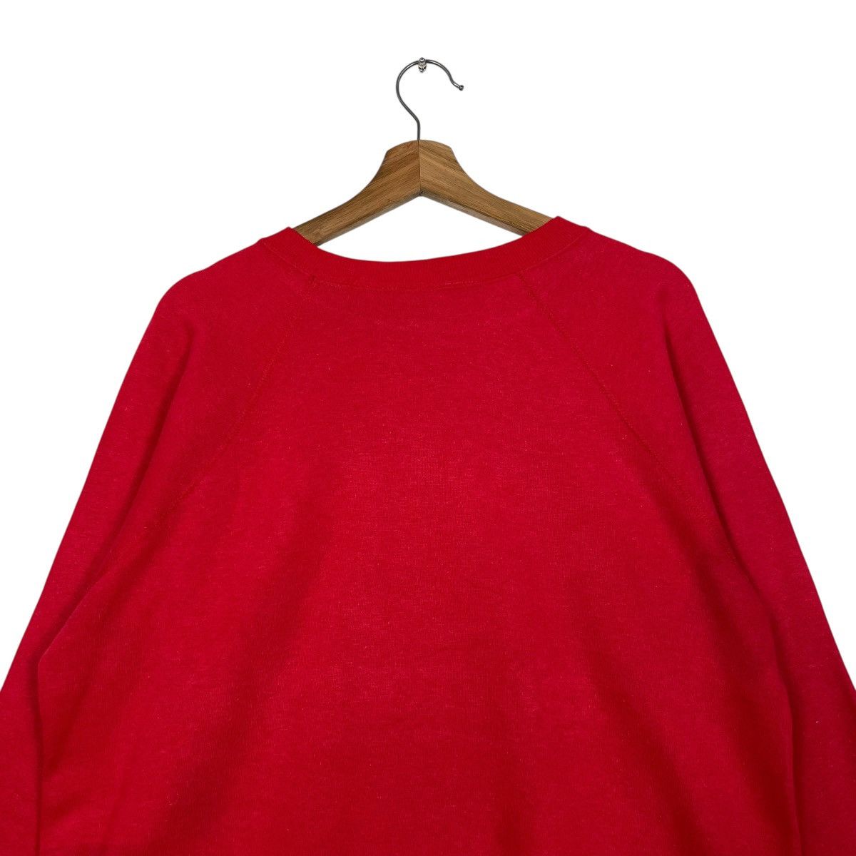 Vintage Vtg 80s Hilton Head University Crewneck Red Sweatshirt Size US L / EU 52-54 / 3 - 8 Thumbnail