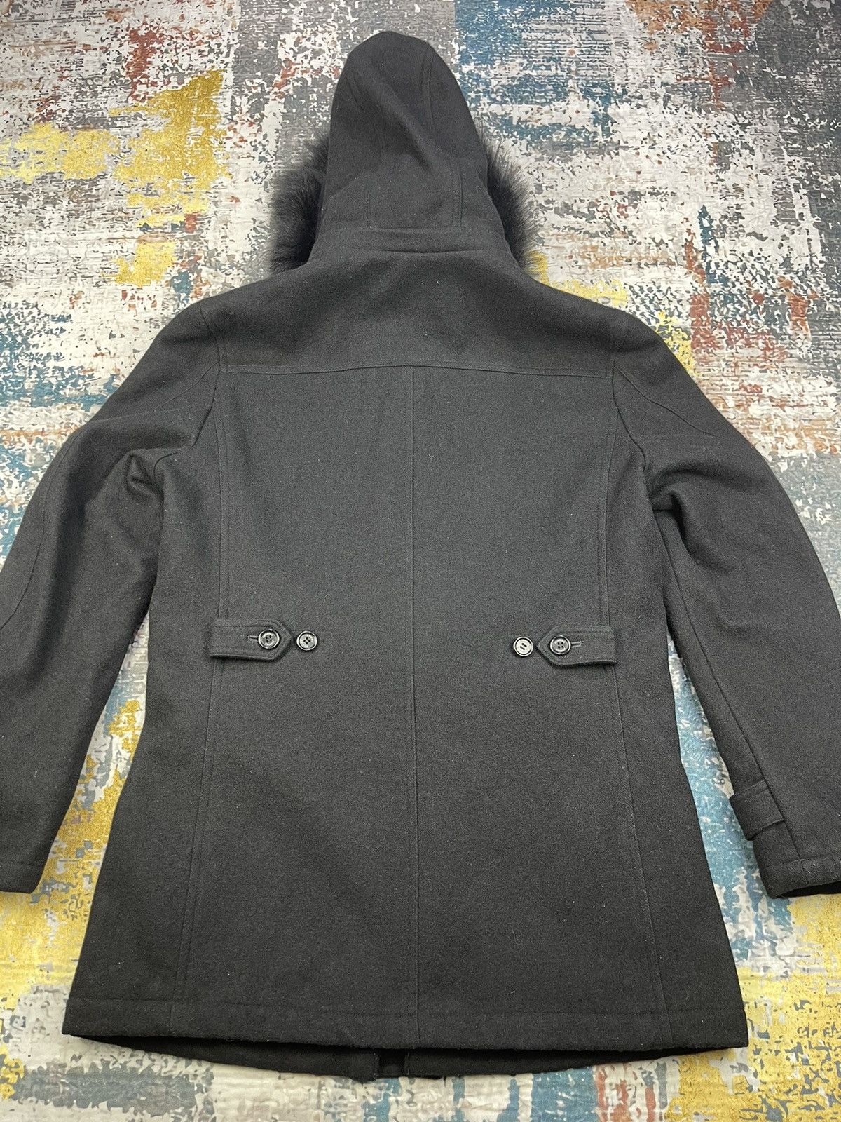 Renoma Renoma Homme Cashmere Wool Hooded Flight Coats Size US L / EU 52-54 / 3 - 6 Thumbnail