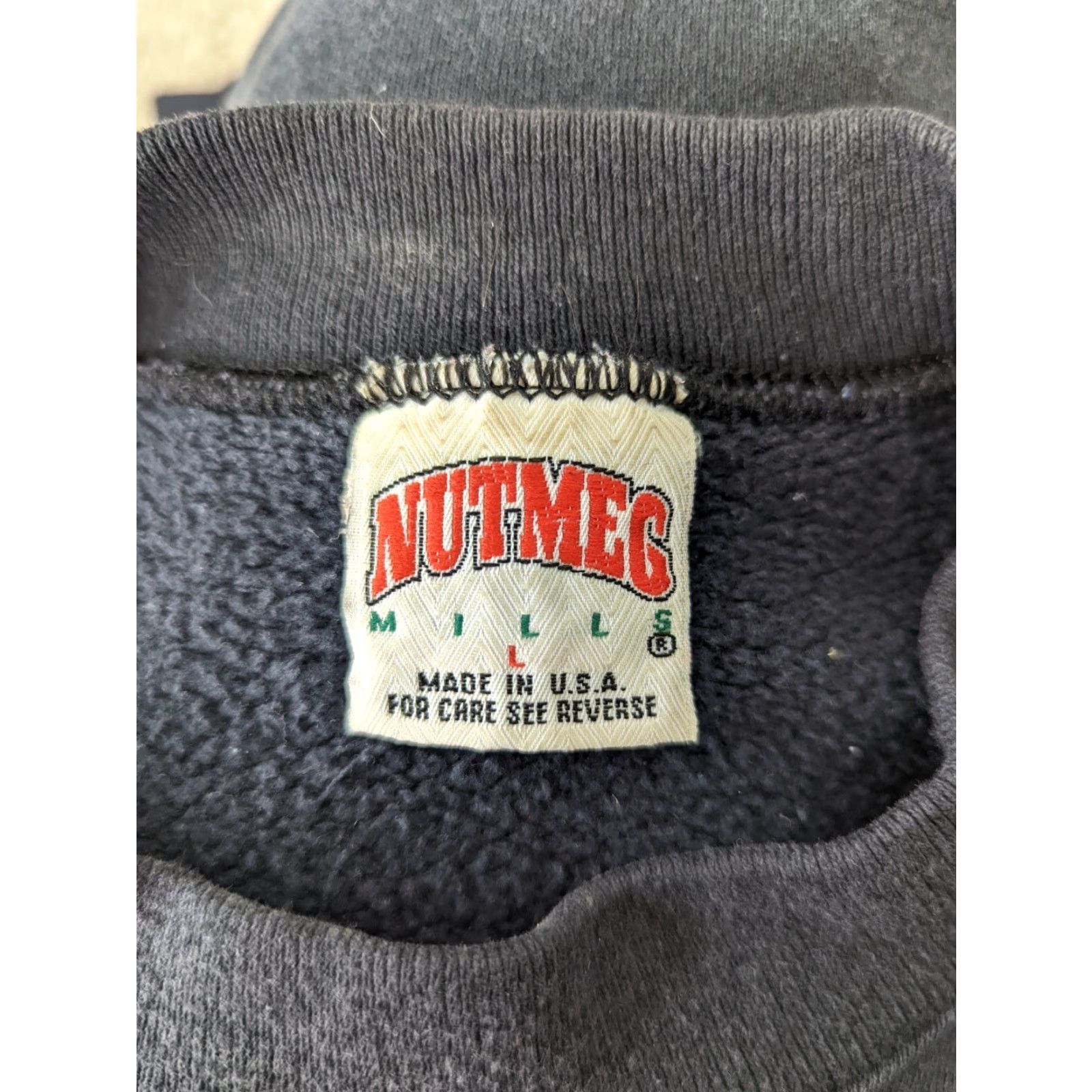 Nutmeg VINTAGE Green Bay Packers 90s Crewneck Sweatshirt NFL USA Made Men L Black Pullover Shirt Size US L / EU 52-54 / 3 - 5 Thumbnail