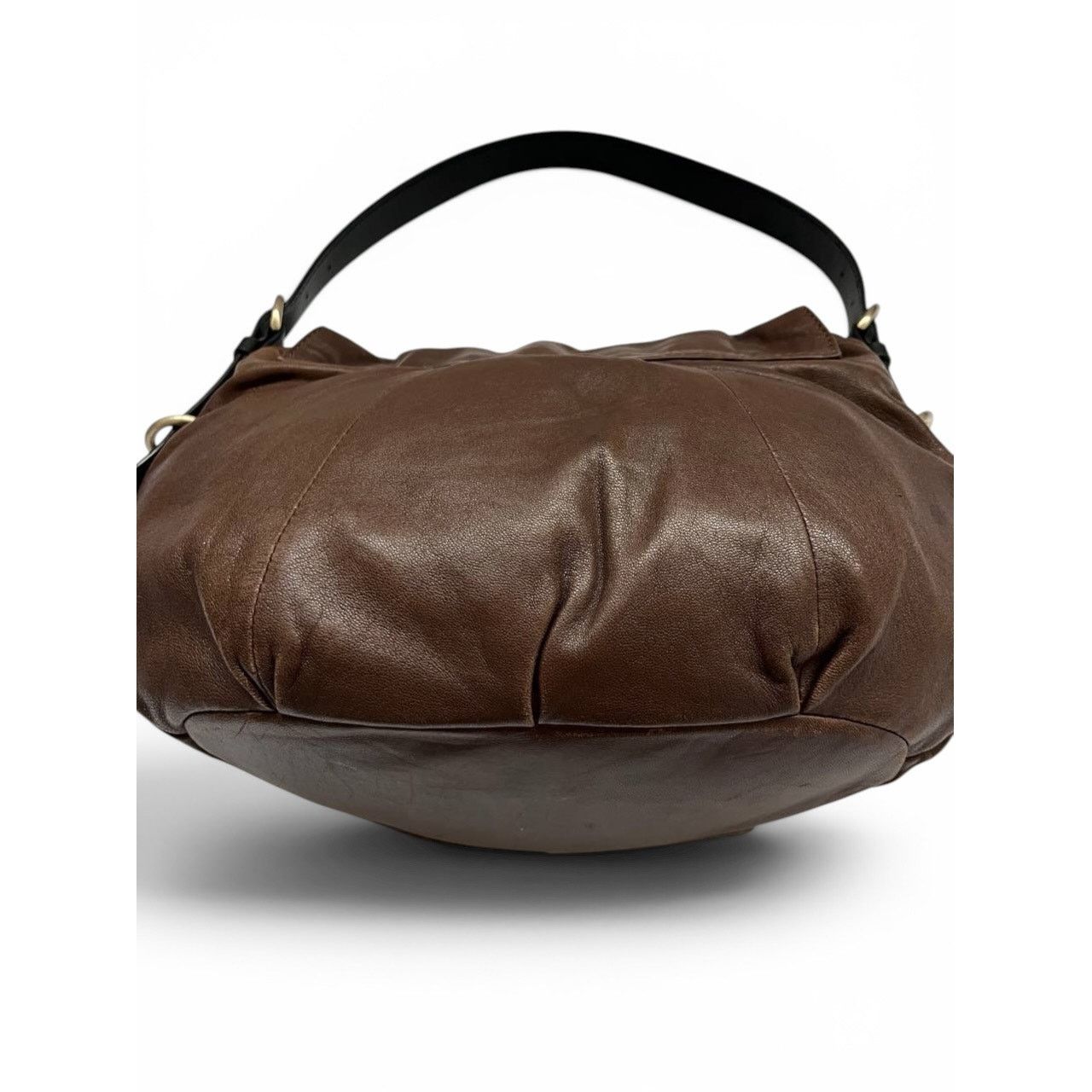 Givenchy Givenchy Draped Leather Brown Shoulder Bag Size ONE SIZE - 11 Thumbnail