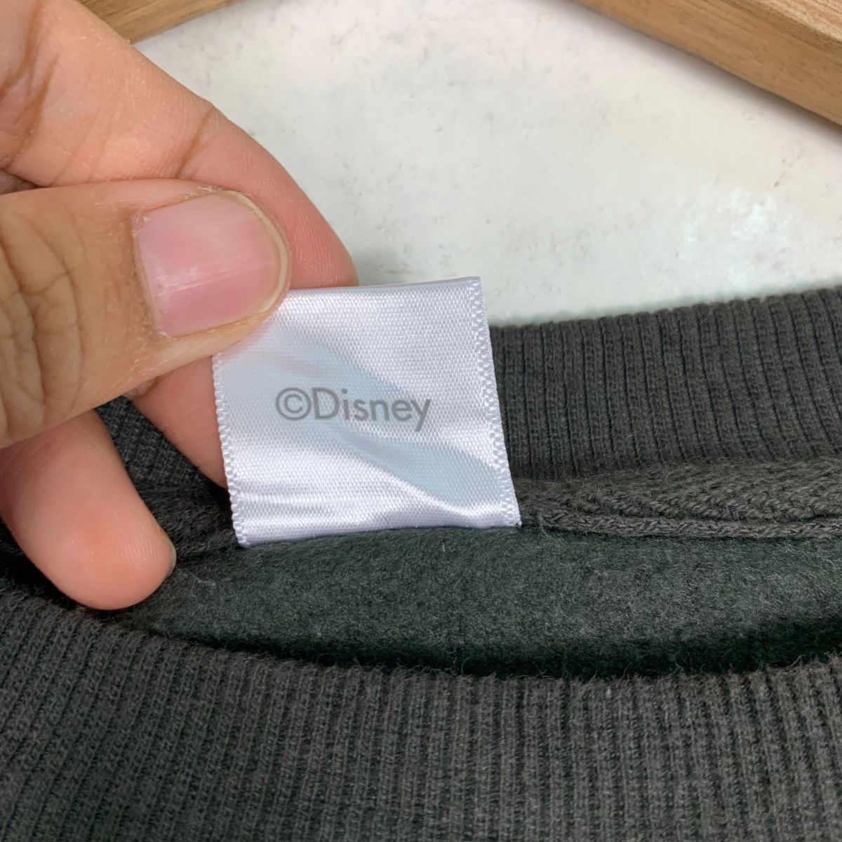 Disney DISNEY 100 Mickey Head Big Logo Sweatshirts #0743-C34 Size US L / EU 52-54 / 3 - 12 Thumbnail