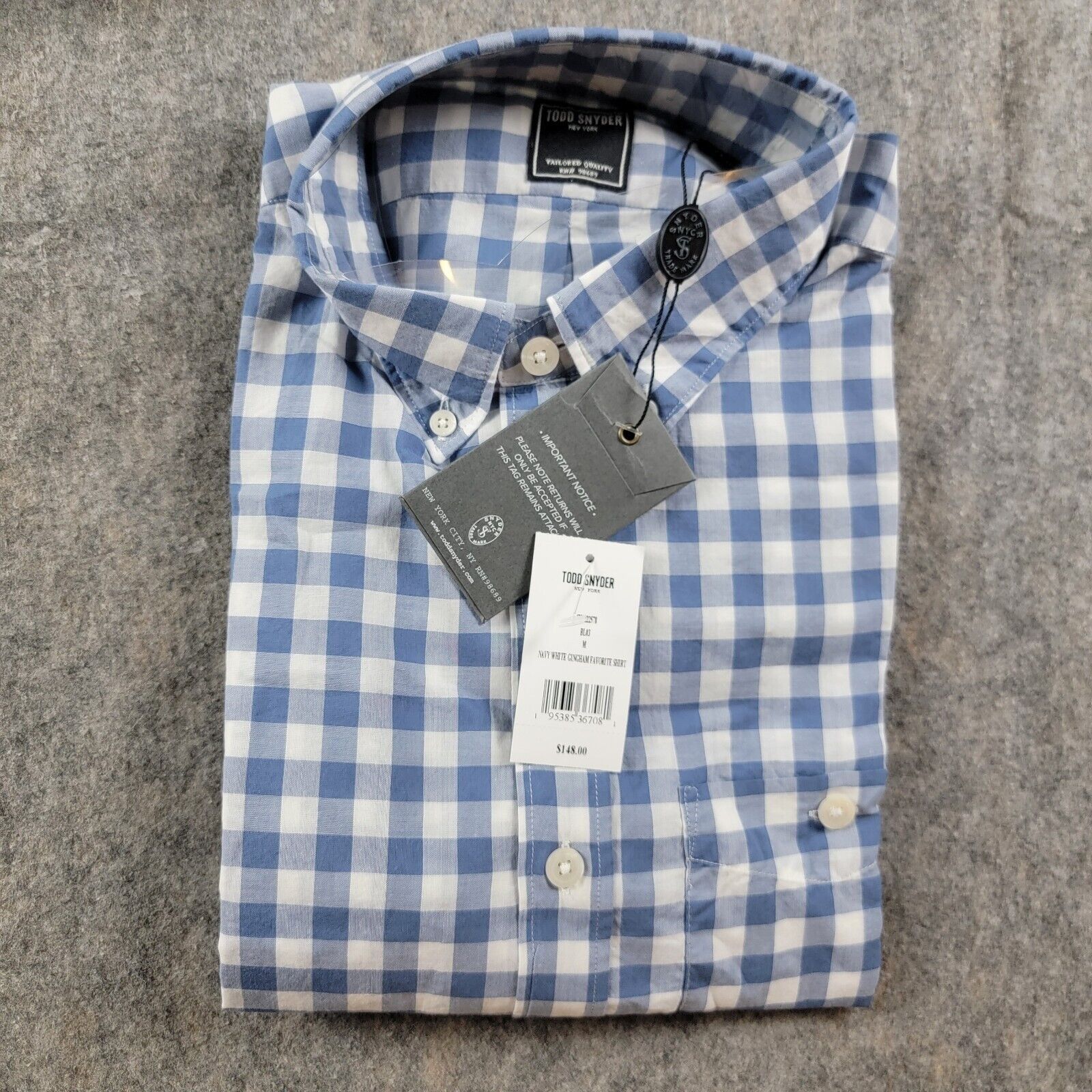 Todd Snyder Todd Snyder Gingham Favorite Oxford Button Down Shirt Size US M / EU 48-50 / 2 - 16 Thumbnail