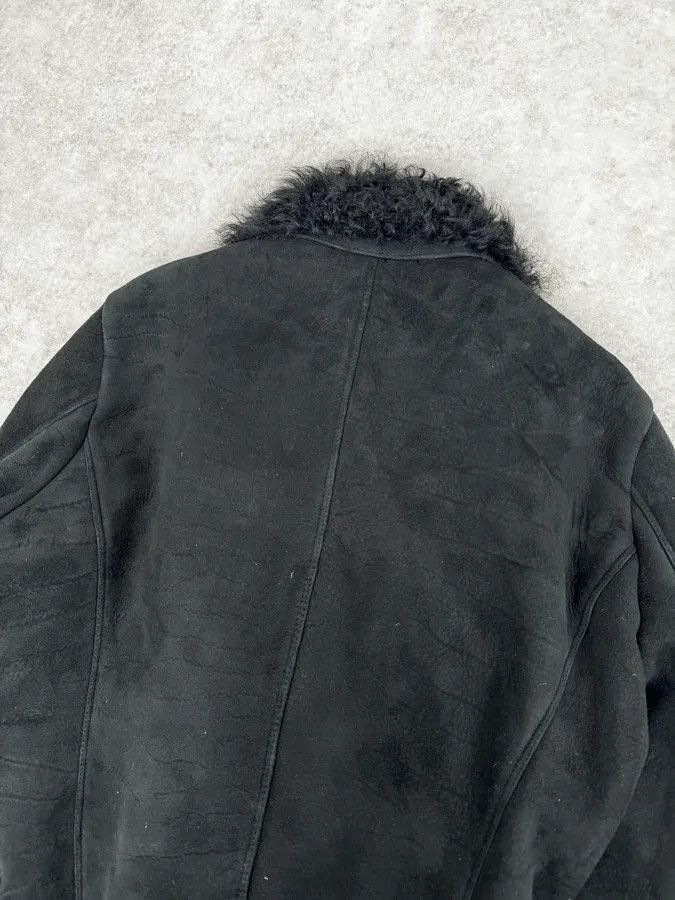Diesel Diesel Sample Black Gold Astro Biker Shearling Asymmtrical Jacket Size US M / EU 48-50 / 2 - 7 Thumbnail
