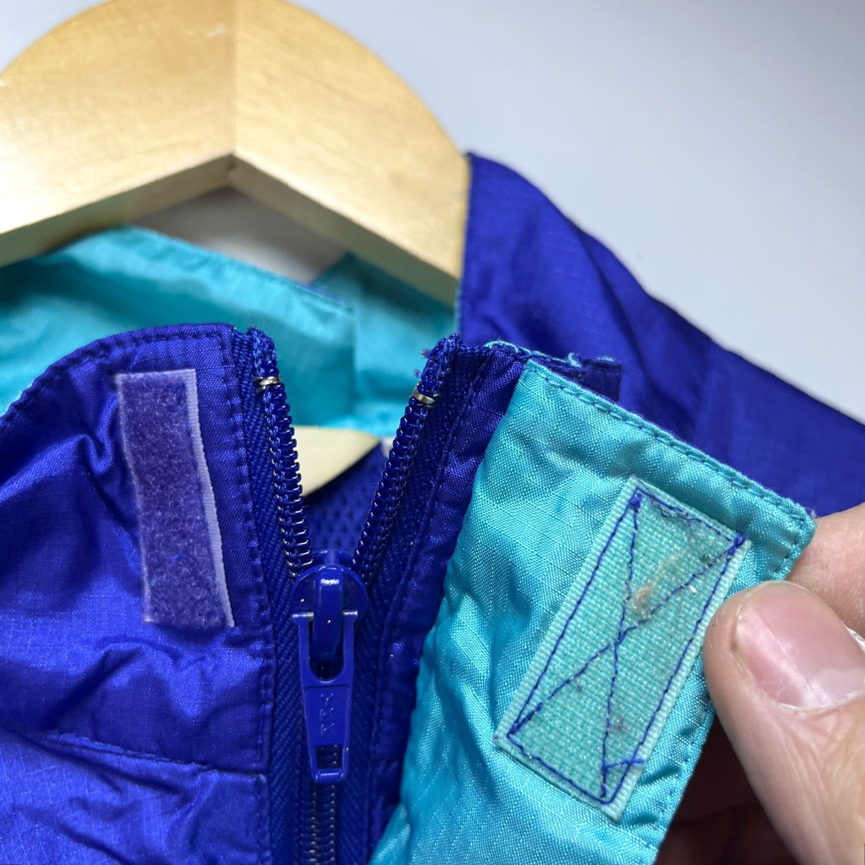 Vintage VINTAGE LL Bean Anorak Windbreaker Jacket Mens Large Blue 90s Nylon Activewear Size US L / EU 52-54 / 3 - 6 Thumbnail