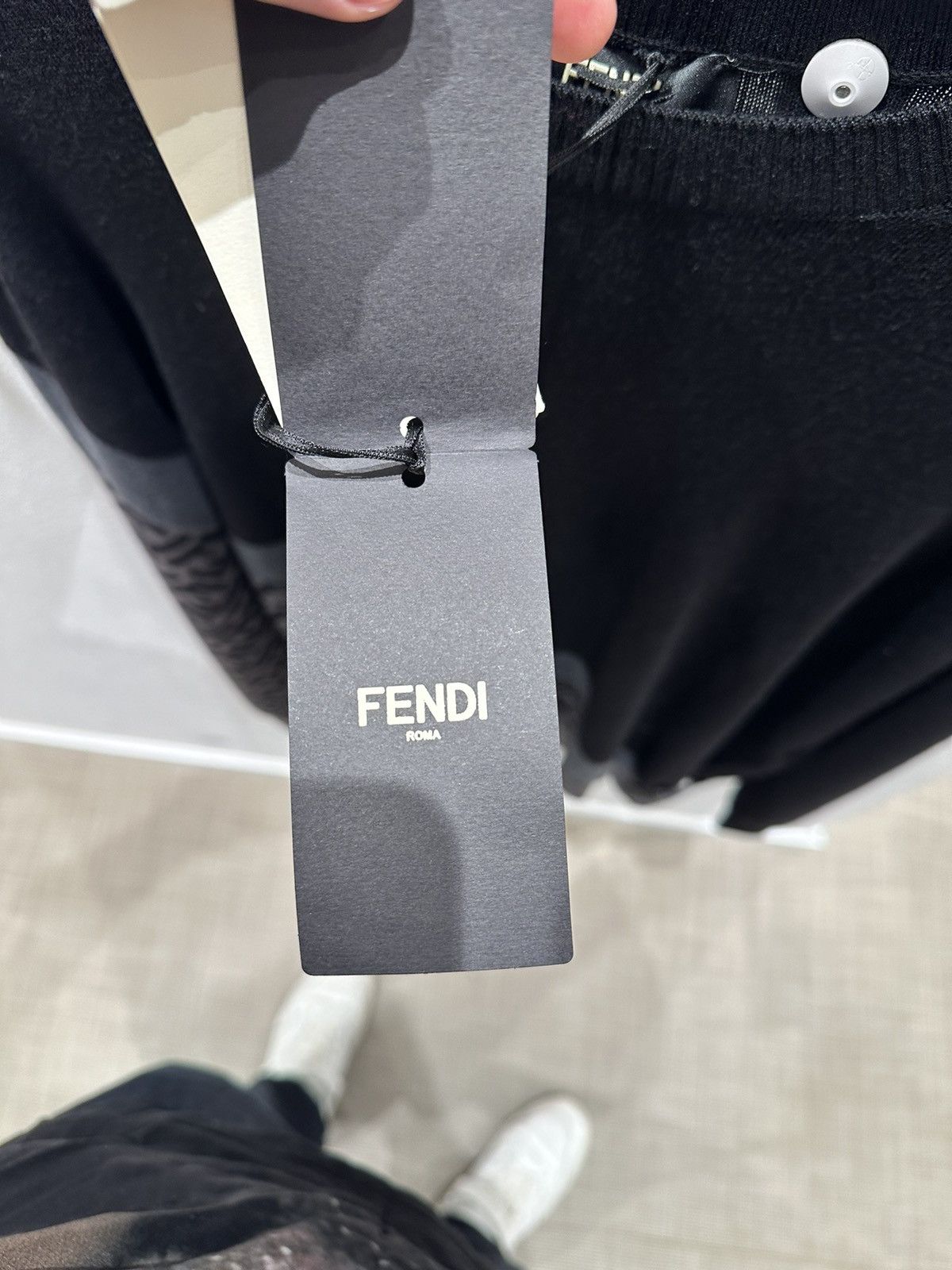 Fendi Fendi Sweater (Black/Grey) Size US L / EU 52-54 / 3 - 4 Thumbnail