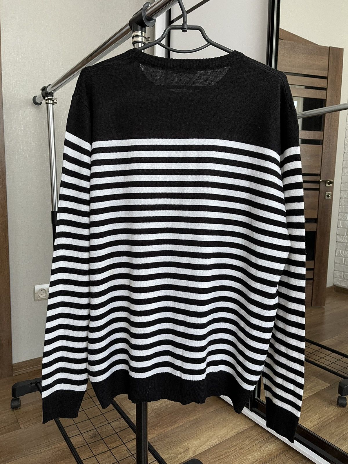 Japanese Brand Undercover Underman Knit Striped Sweater Japan Size US L / EU 52-54 / 3 - 4 Thumbnail