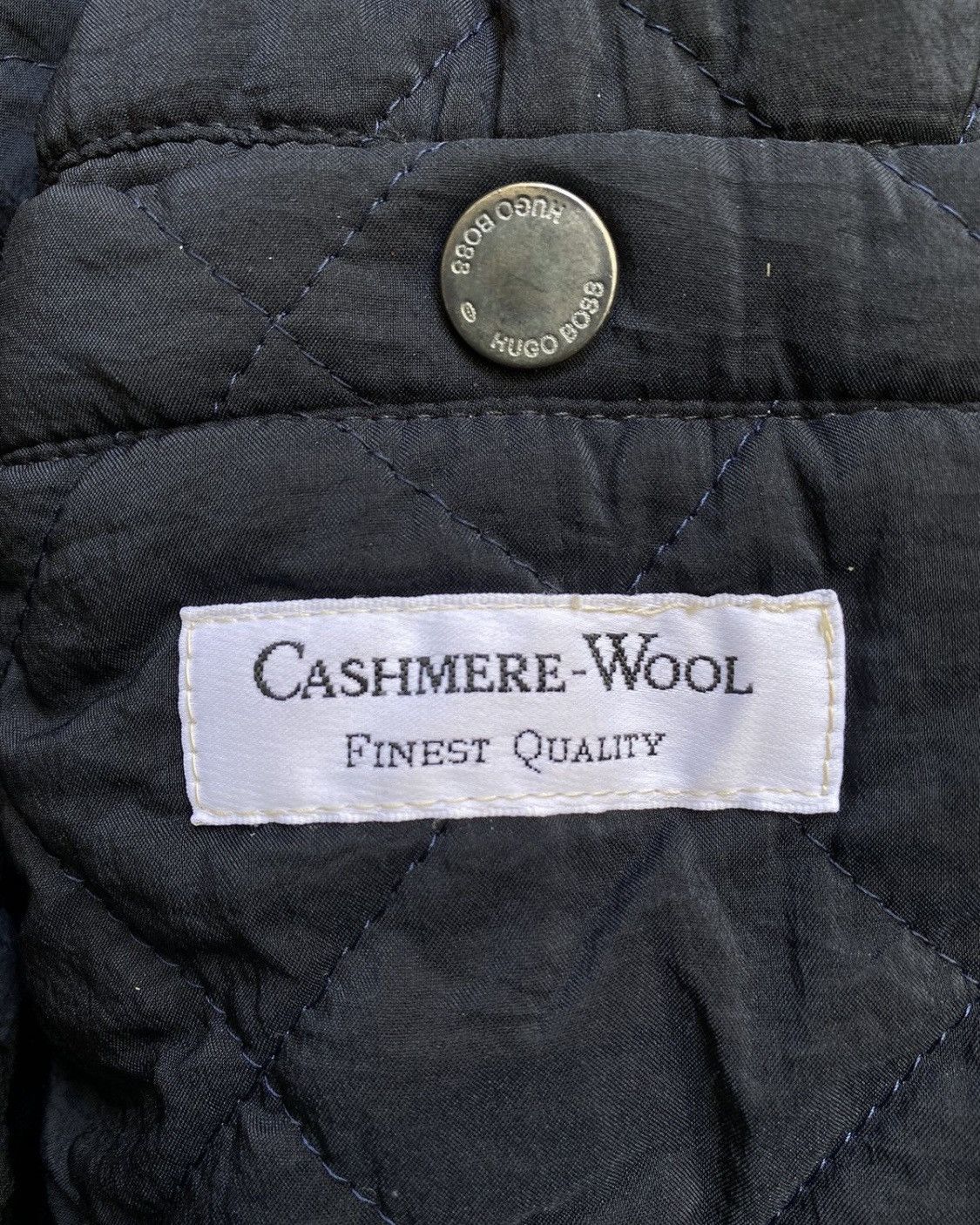 Hugo Boss 1980s- Hugo Boss Wool-Cashmere “Crissan” Bomber Jacket Size US L / EU 52-54 / 3 - 9 Thumbnail