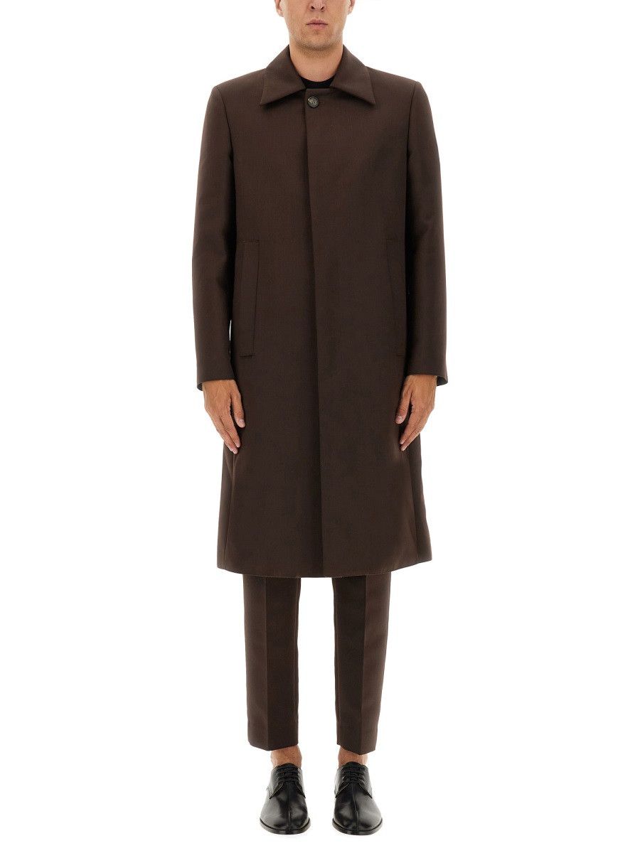 MM6 MM6 WOOL BLEND COAT - BROWN (IT 52) Size US XL / EU 56 / 4 - 1 Thumbnail