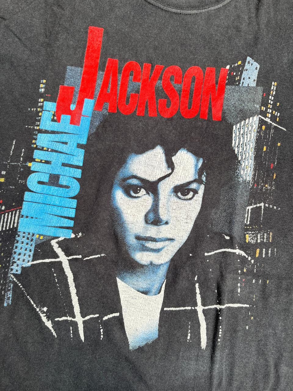 Band Tees Michael Jackson Bad Tour 88 Size US M / EU 48-50 / 2 - 2 Thumbnail