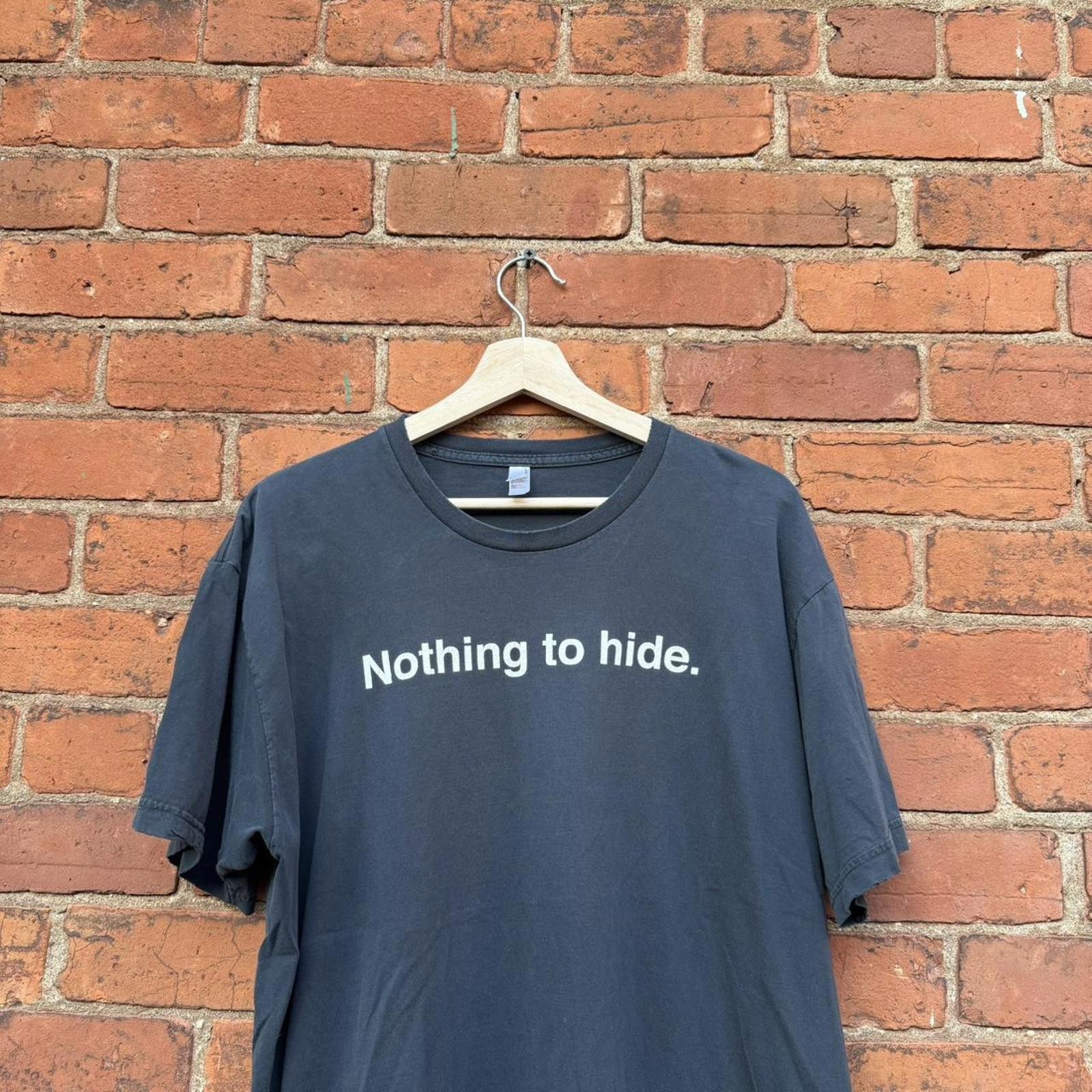 American Apparel Vintage matthew good nothing to hide t shirt 00s XL Size US XL / EU 56 / 4 - 3 Thumbnail