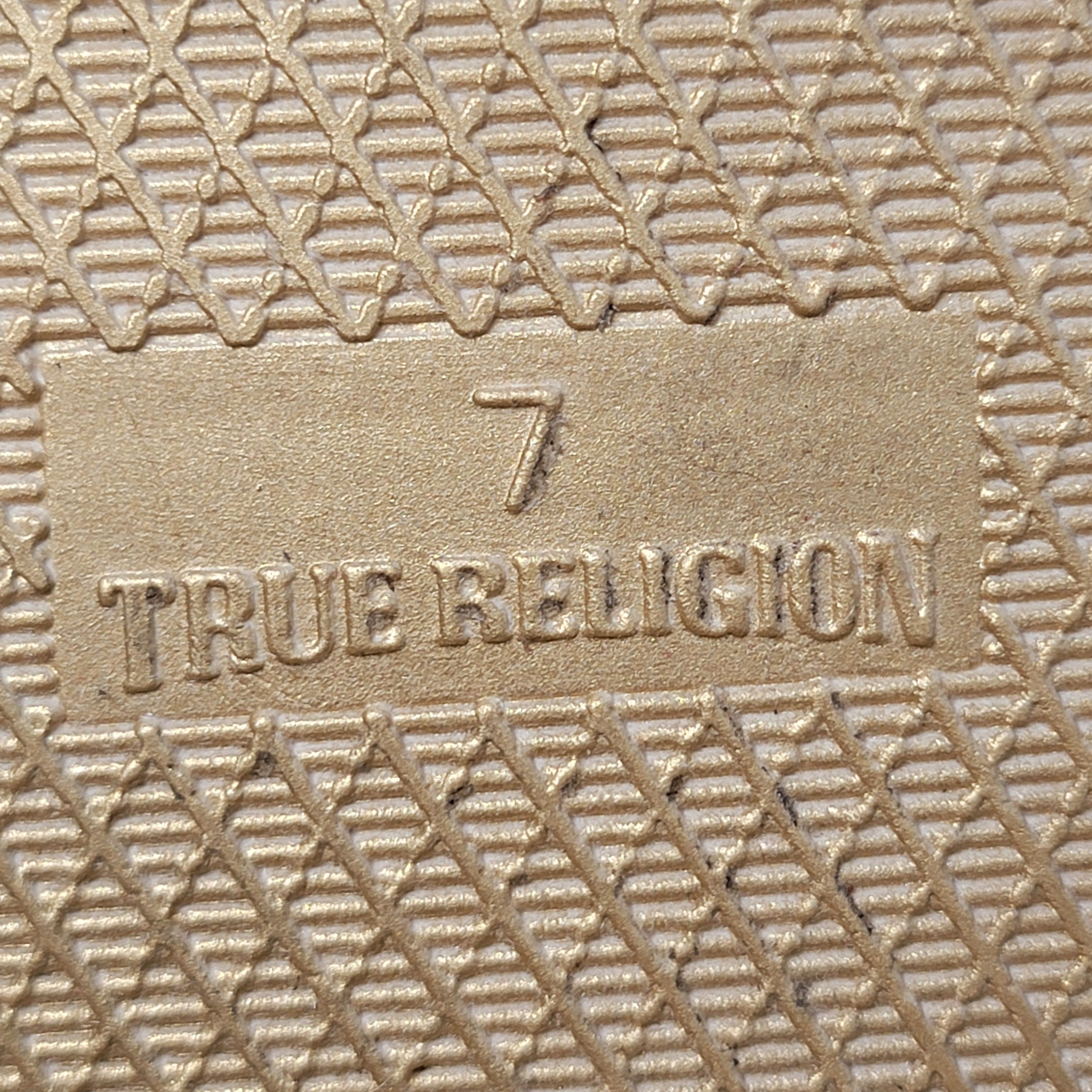 True Religion True Religion Gold Bling Adult Sliders - Size 7 Size US 7 / IT 37 - 6 Thumbnail