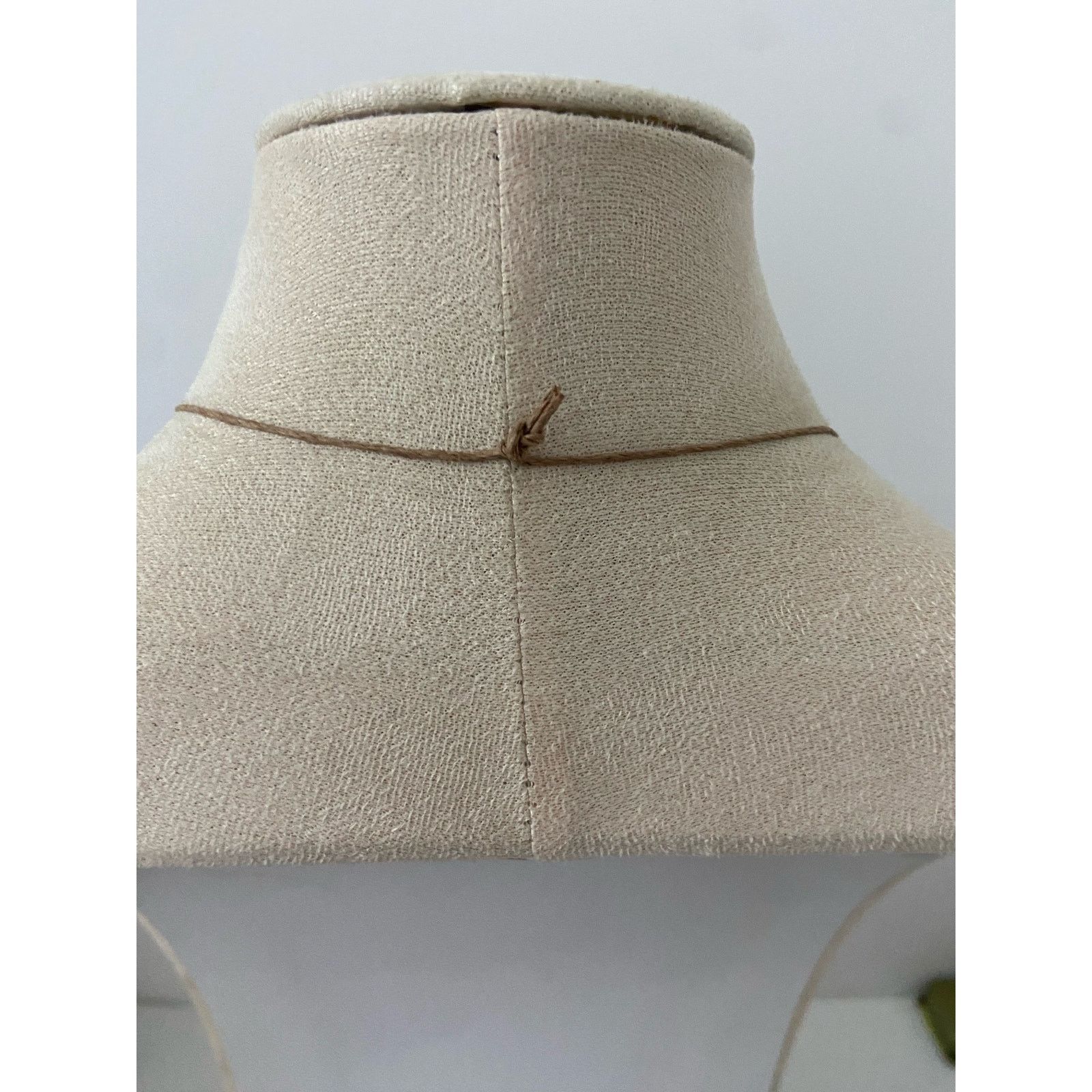 Other Handmade brown and cream rectangle pendant necklace Size ONE SIZE - 3 Thumbnail